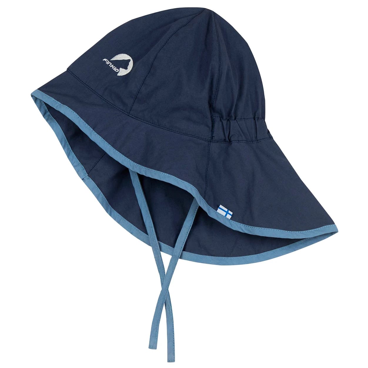 Детска шапка с козирка Finkid Kid's Aurinko Hat - Denim / Dove