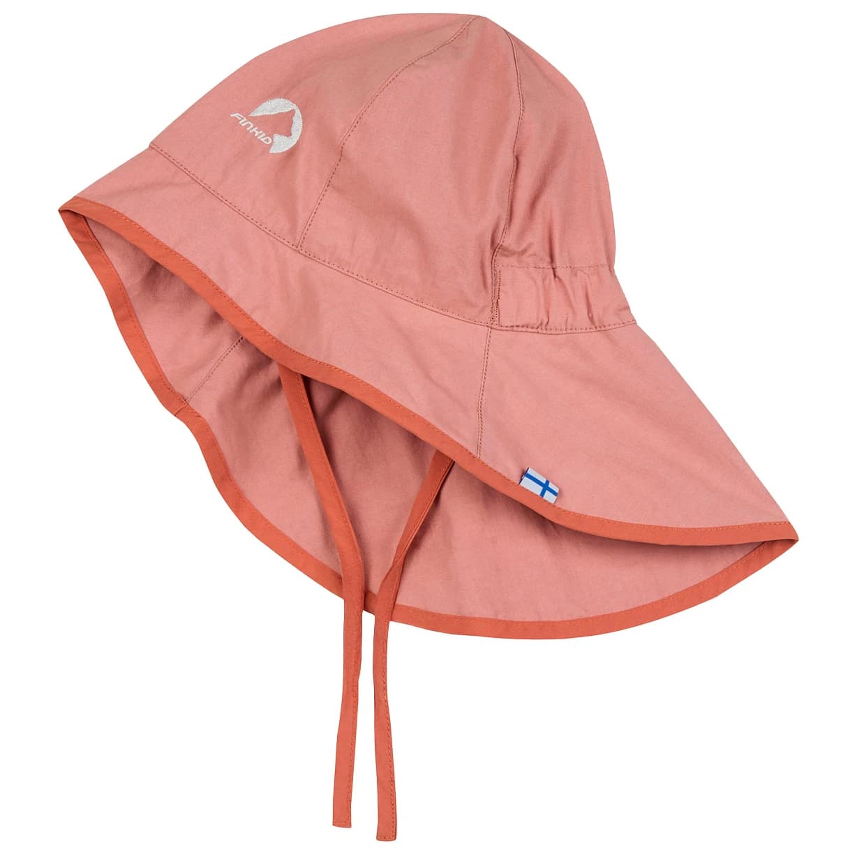 Детска шапка с козирка Finkid Kid's Aurinko Hat - Peach / Rust