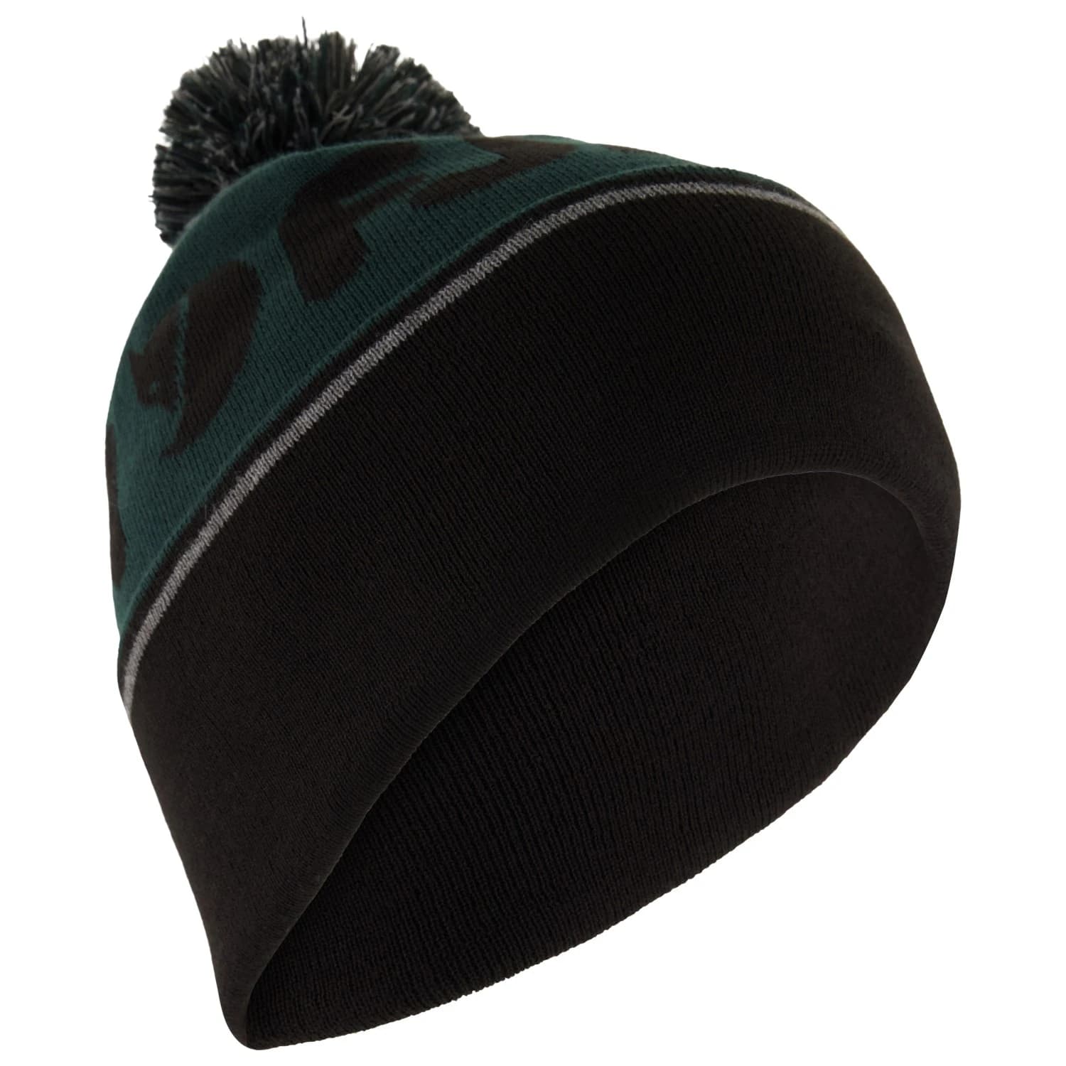 Зимна шапка (beanie) Fjällräven Pom Hat Beanie - Arctic Green / Black