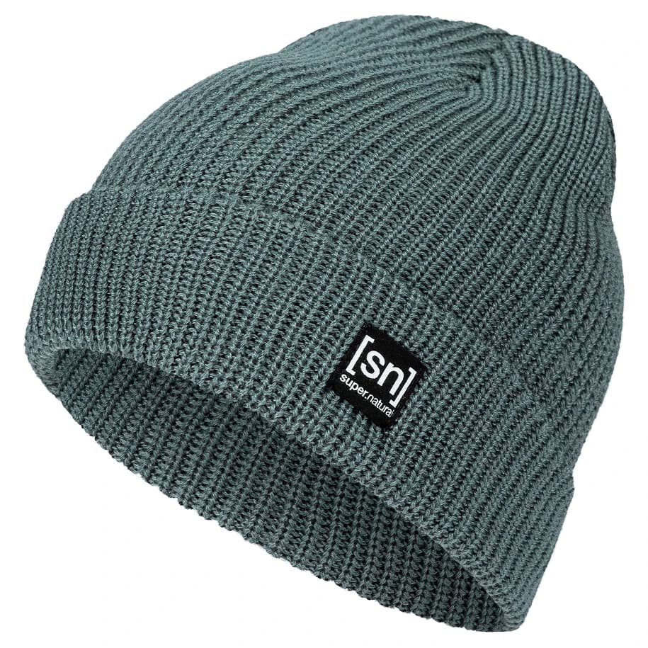 Зимна шапка (beanie) Super.natural Merino Basic Beanie - Balsam Green