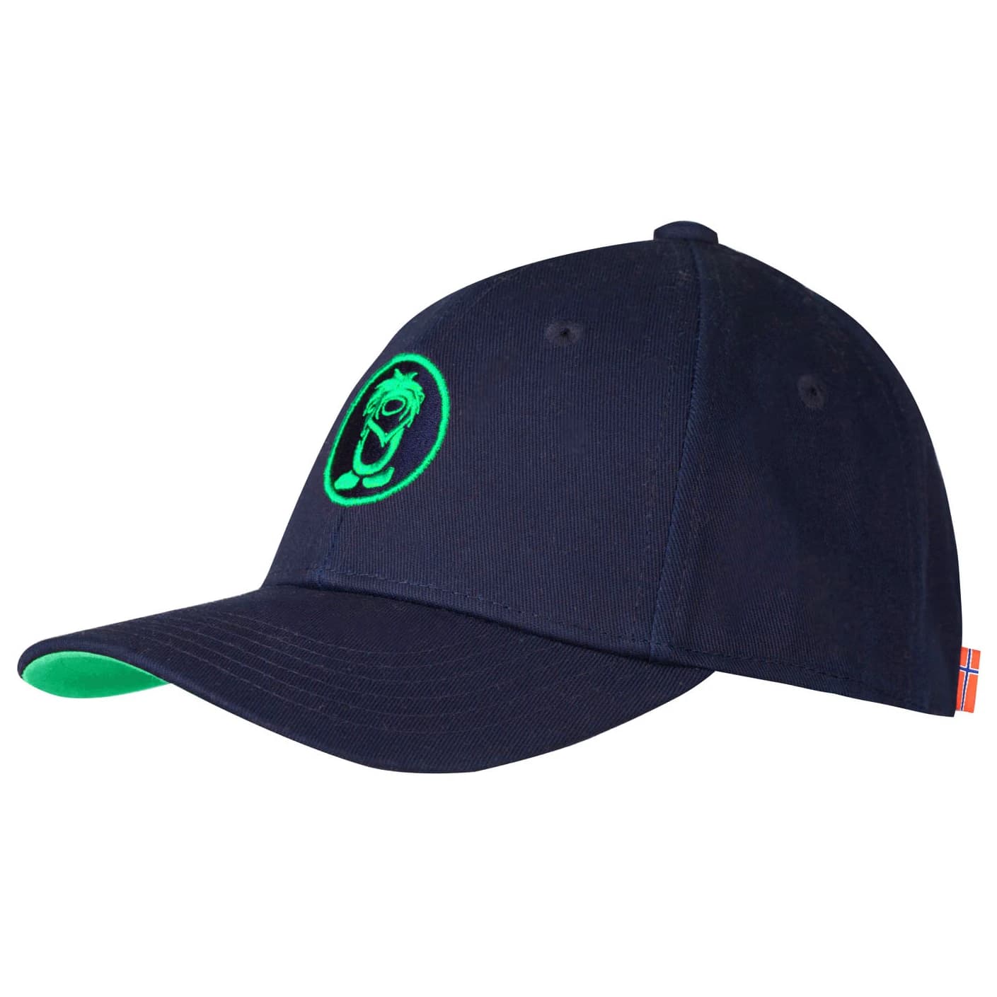 Детска шапка с козирка Trollkids Kid's Kroksand Cap - Navy / Pepper Green