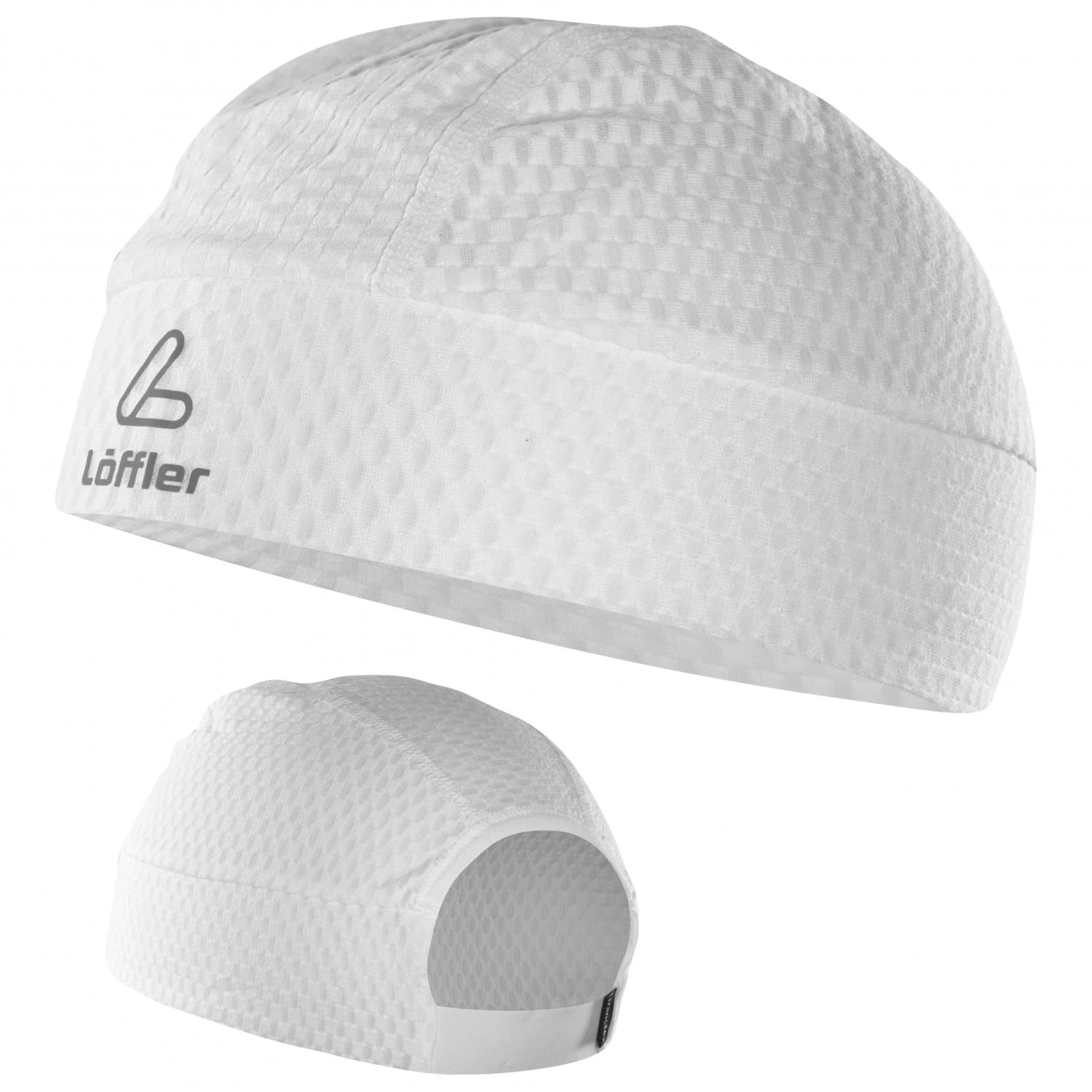 Мъжка шапка за колоездене Löffler Bandana Txgrid Cycling cap - White