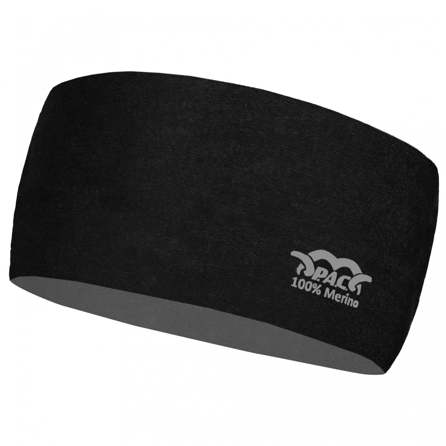 Лента за глава P.A.C. Merino Headband - Total Black