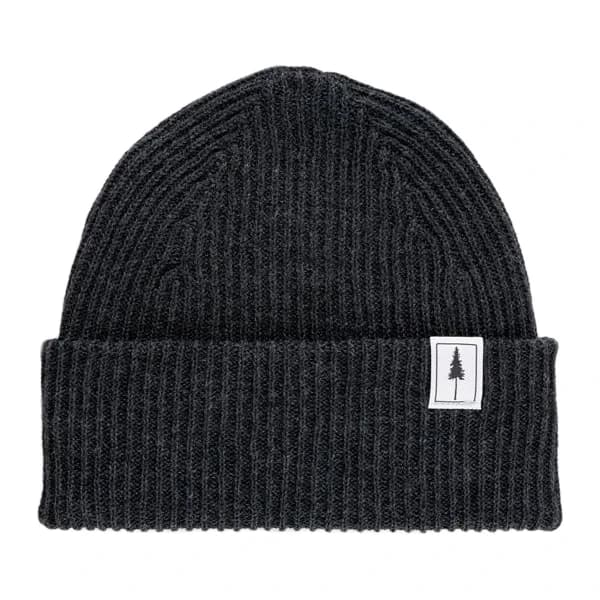 Зимна шапка (beanie) Nikin Treeanie Folded Ripped Beanie - Black Melange