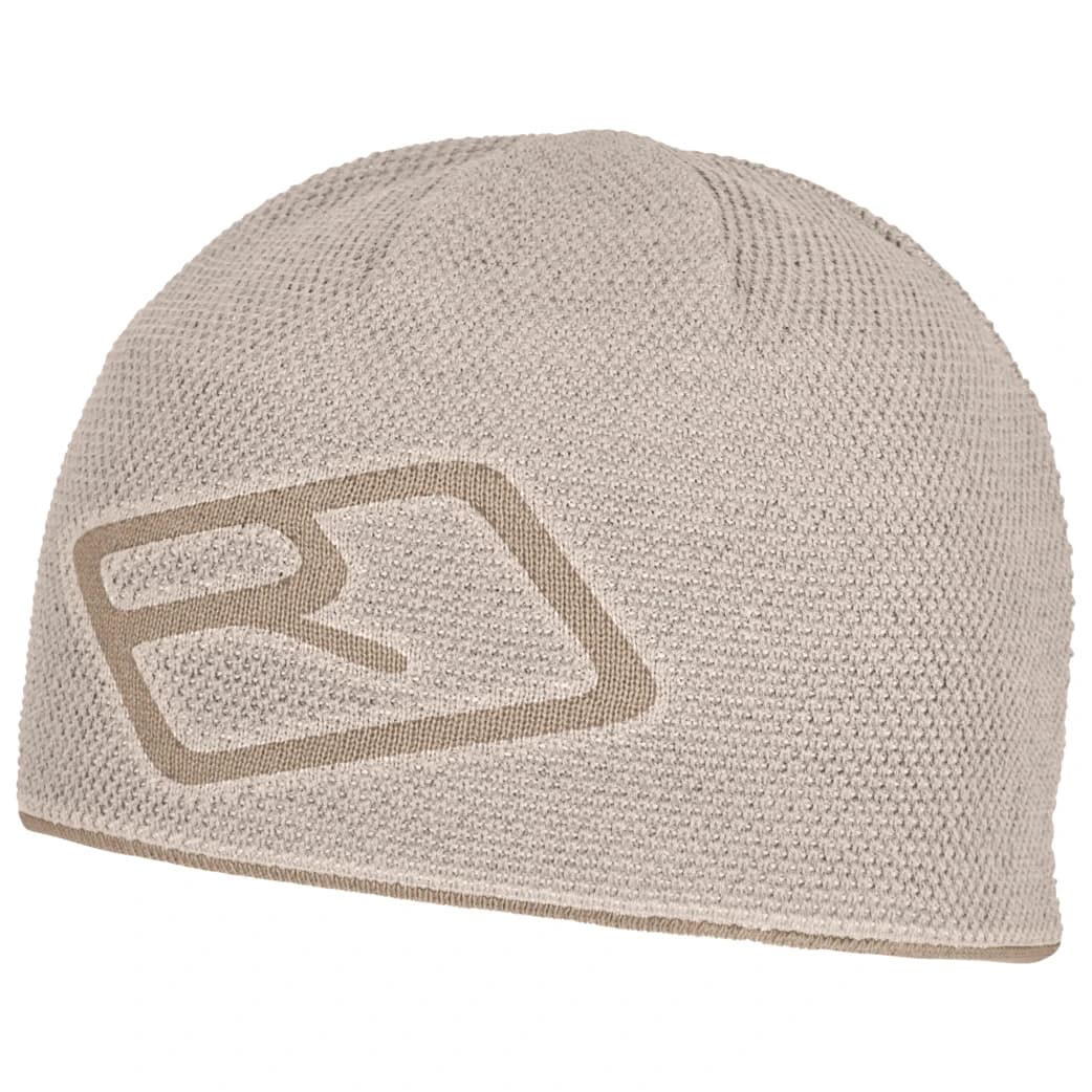Зимна шапка (beanie) Ortovox Merino Logo Knit Beanie - White Tea