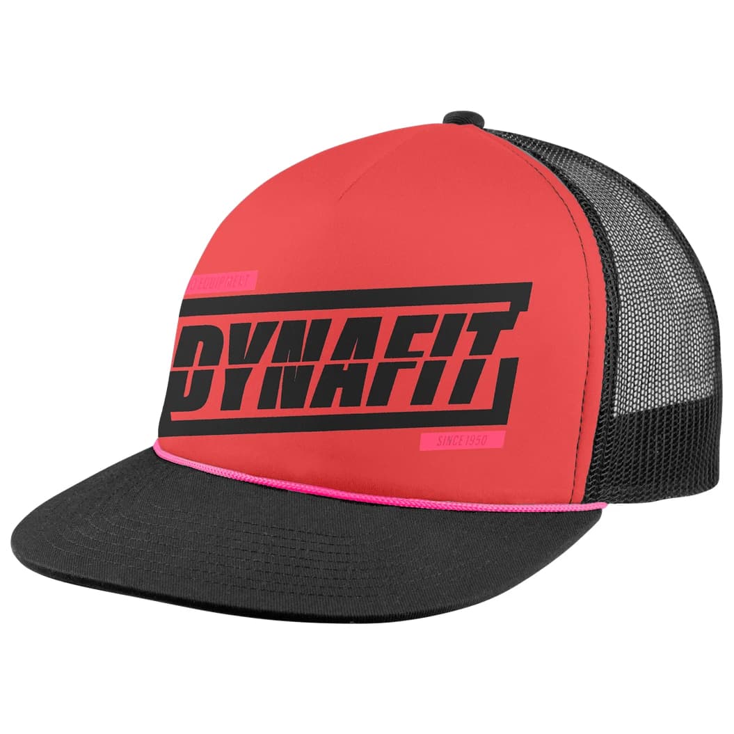 Шапка с козирка Dynafit Graphic Trucker Cap - Mineral Red / 0910 Tabloid