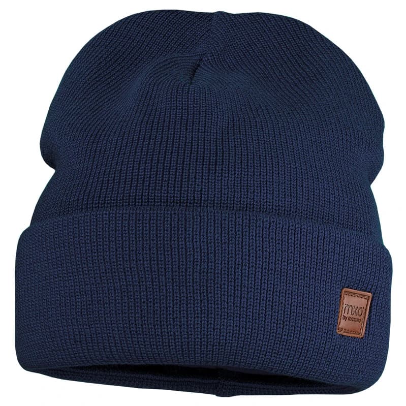 Детска зимна шапка (beanie) maximo Kid's Beanie mit Umschlag Beanie - Navy