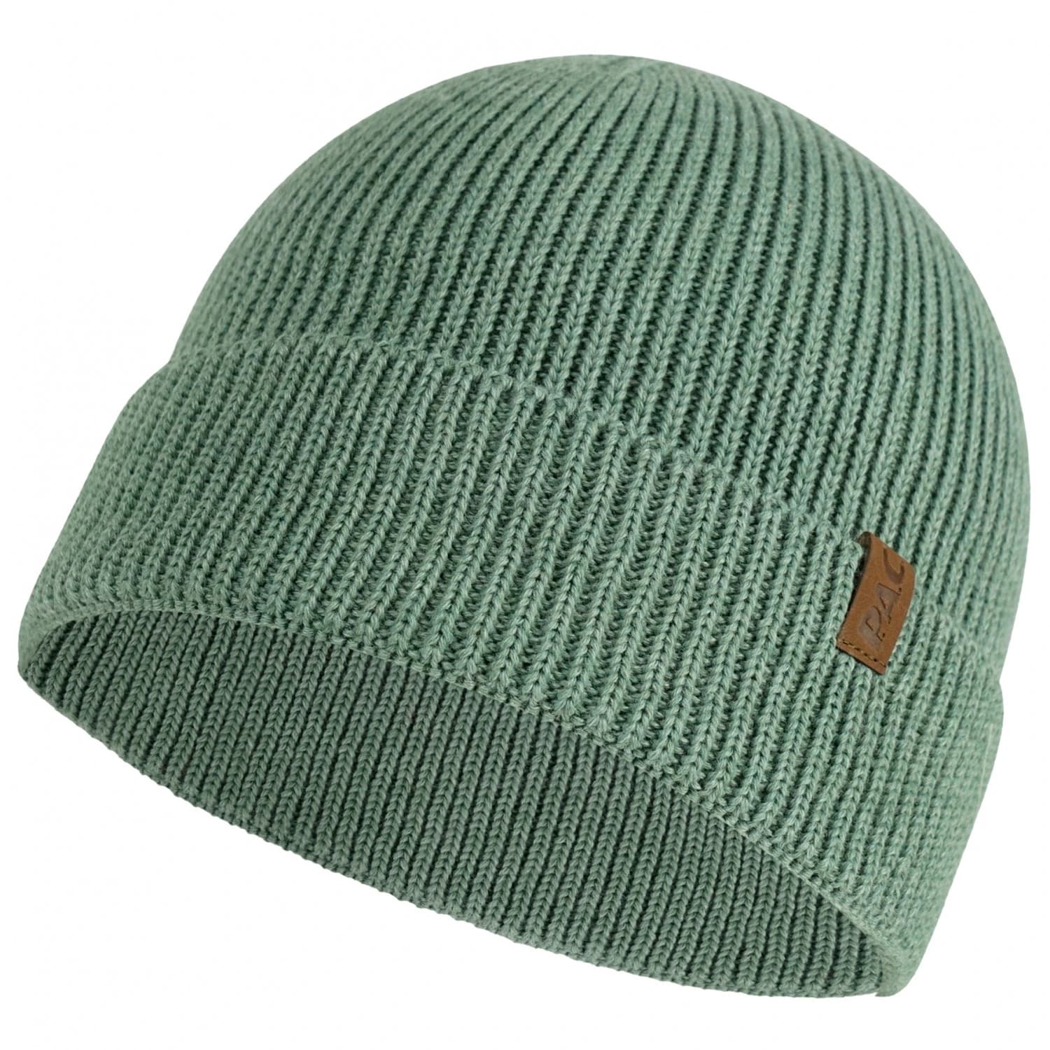 Мъжка зимна шапка (beanie) P.A.C. Nature Lomuo Merino Beanie - Green