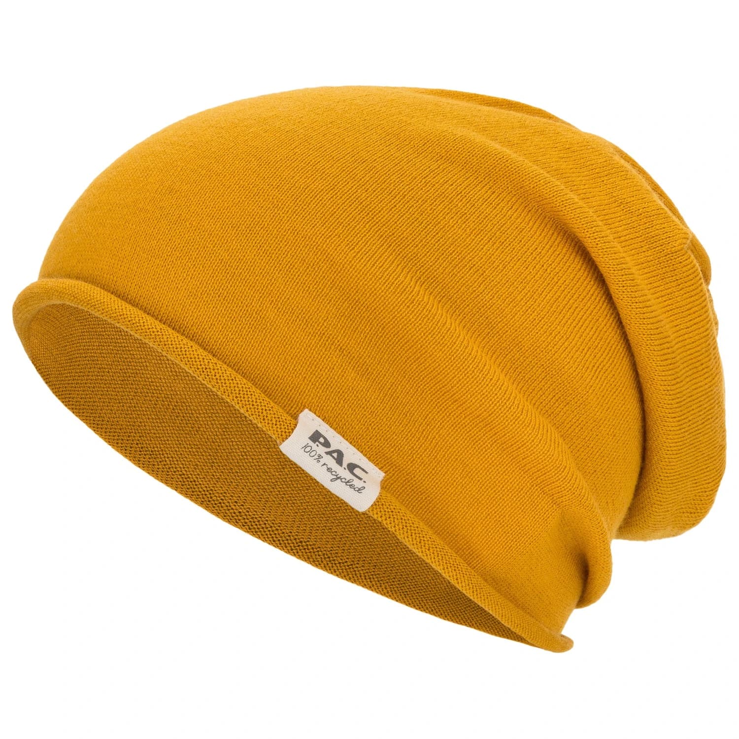 Мъжка зимна шапка (beanie) P.A.C. Nature Merin 100% Recycled Merino Beanie - Yellow