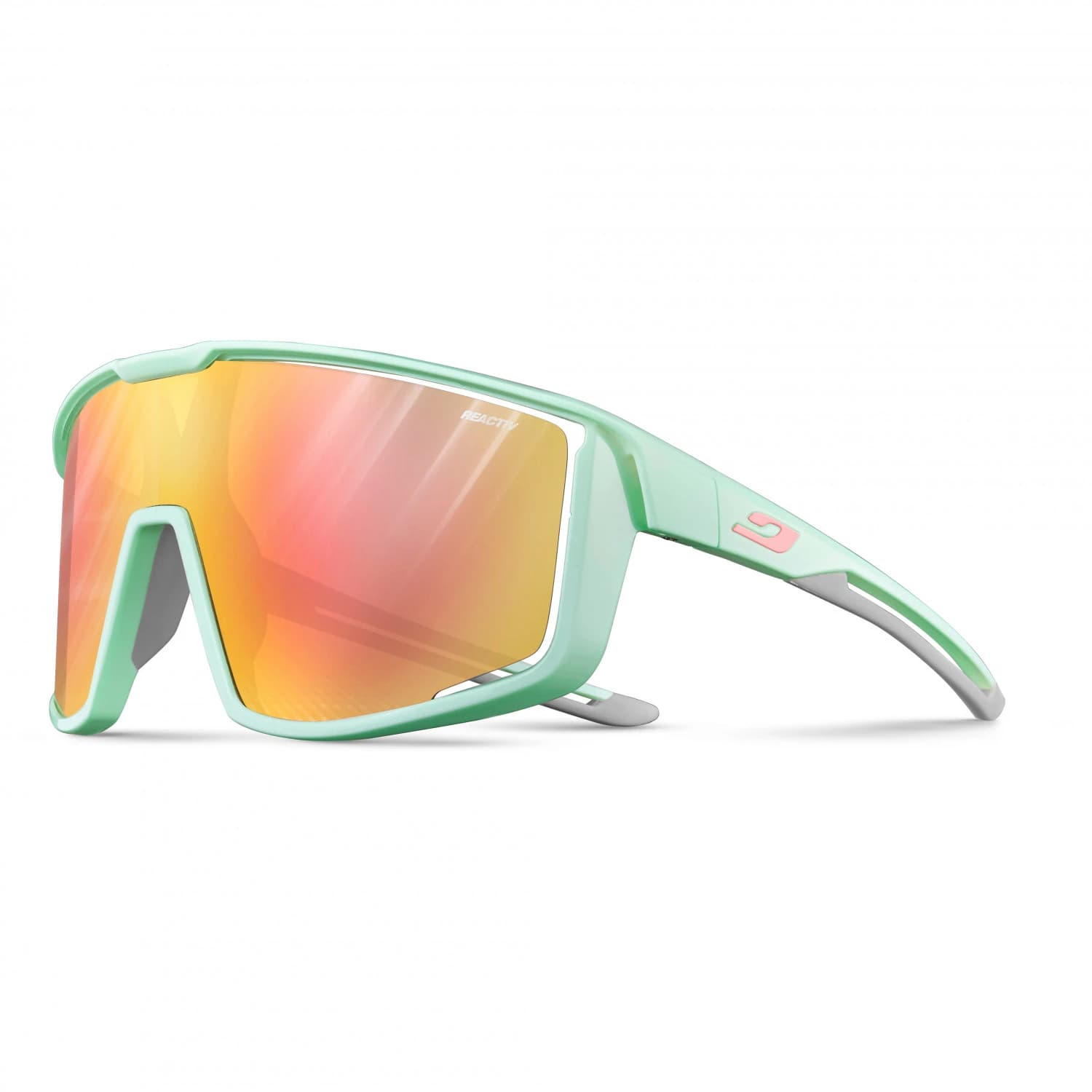Очила за колоездене Julbo Fury Photochromic S1-3 (VLT 17-75%) Cycling glasses - Mint / Grey / Rose