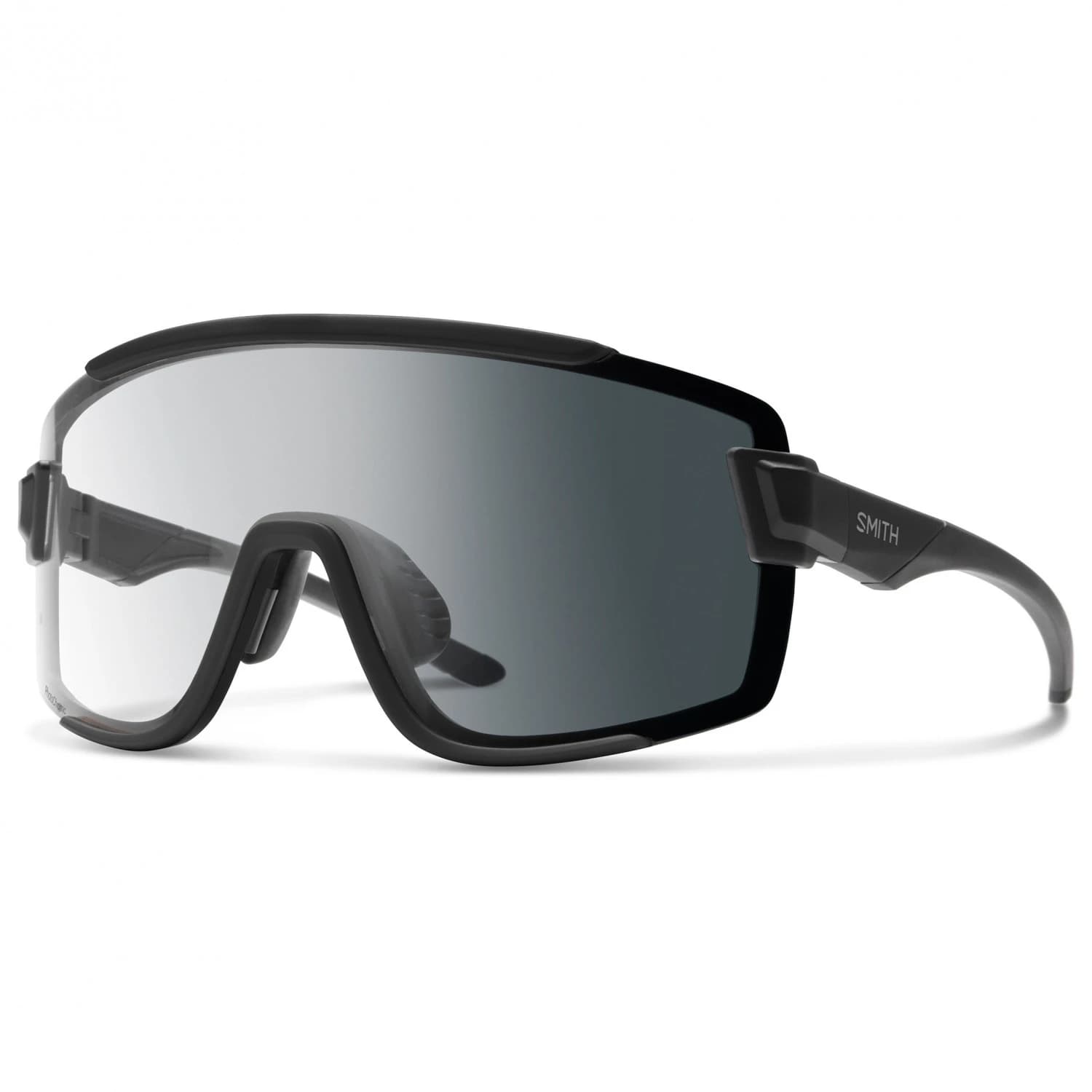 Очила за колоездене Smith Wildcat Photochromic S0-S2 (VLT 85-20%) + S0 (VLT 90%) Cycling glasses - Matte Black / Clear to Grey + Clear
