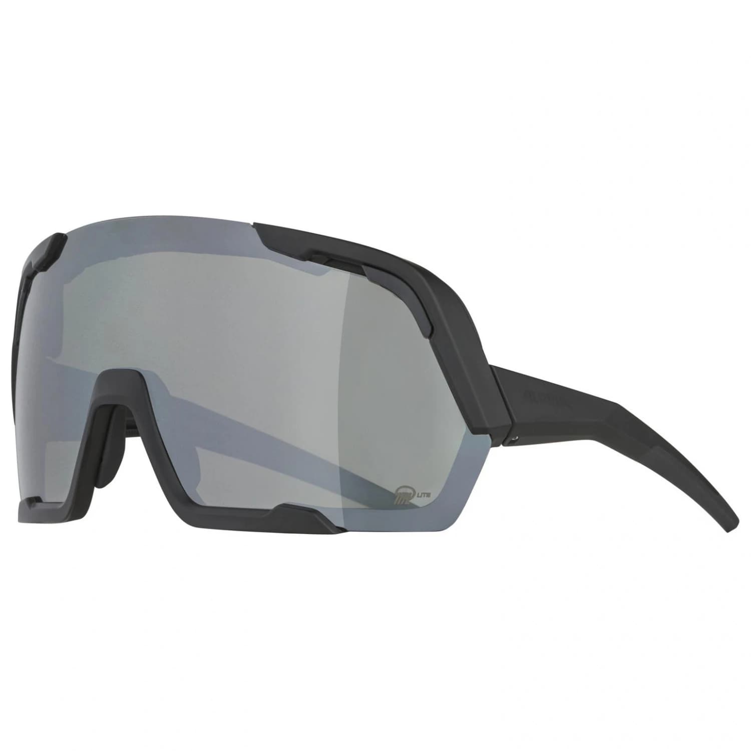 Очила за колоездене Alpina Rocket Bold Q-Lite Mirror Cat. 3 Cycling glasses - Black Matt / Silver Mirror