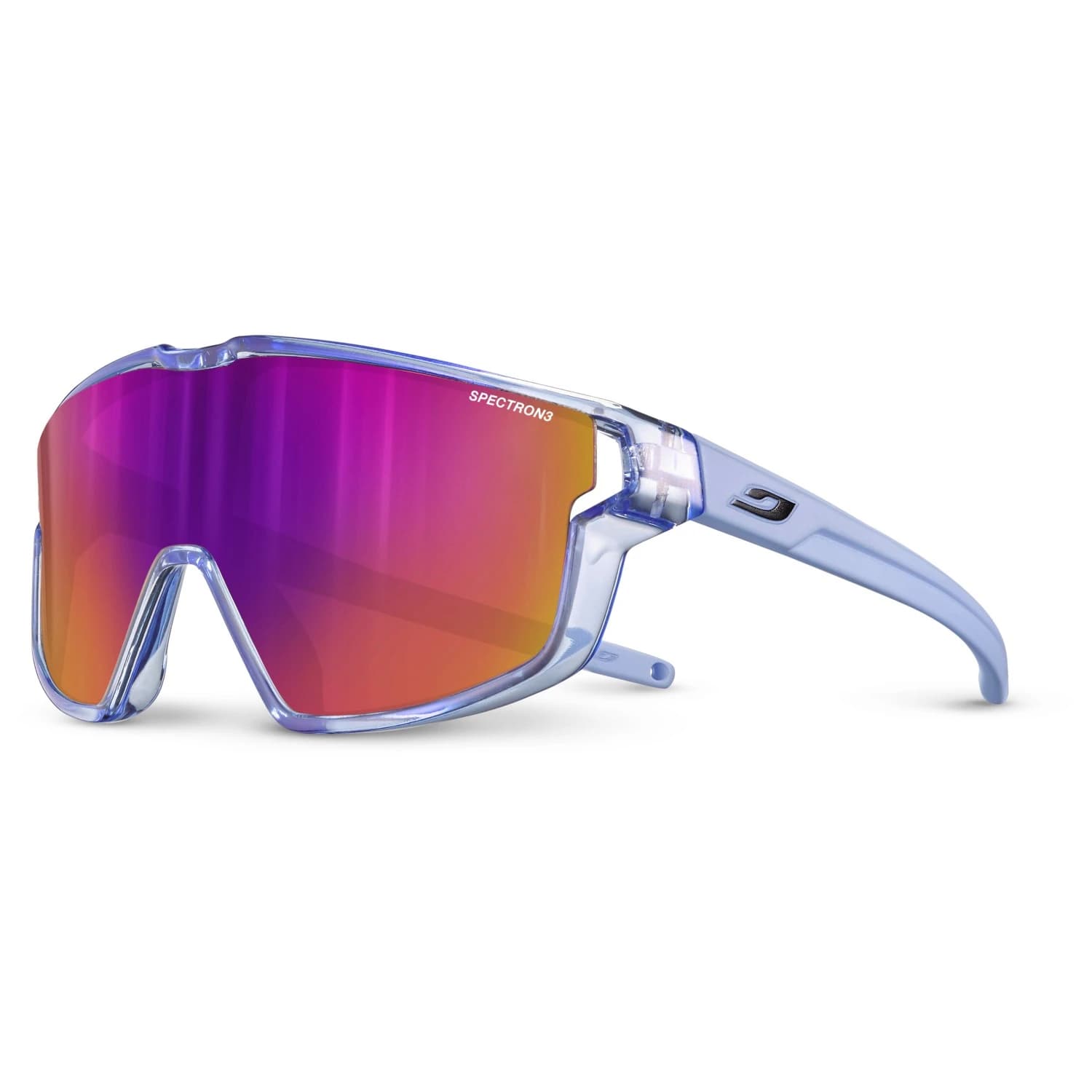 Детски очила за колоездене Julbo Kid's Fury Mini Spectron 3 Cycling glasses - Purple / Purple Matt / Brown Rose