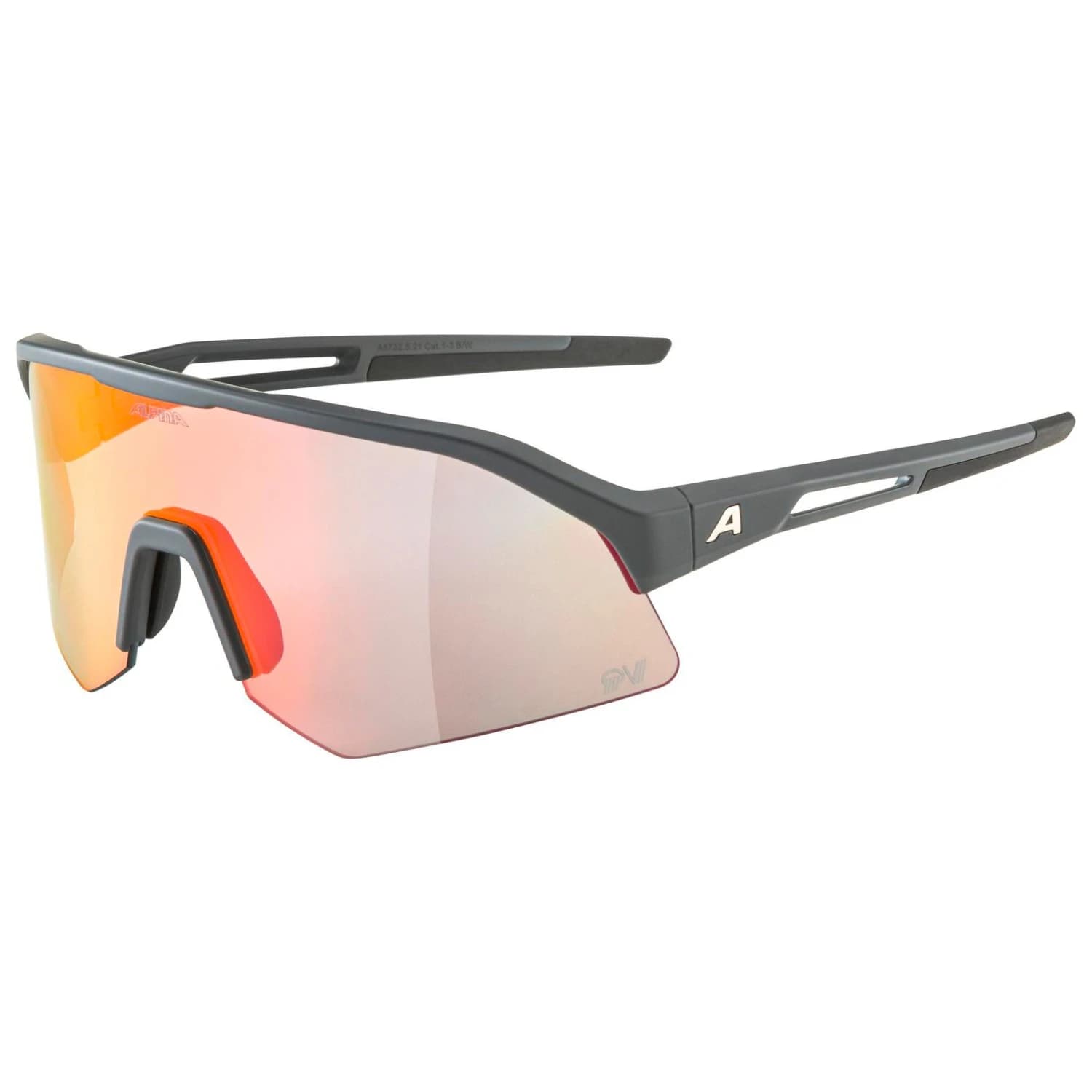 Слънчеви очила Alpina Sonic HR QV Mirror Cat. 1-3 Cycling glasses - Midnight / Grey Matt / QV Rainbow Mirror