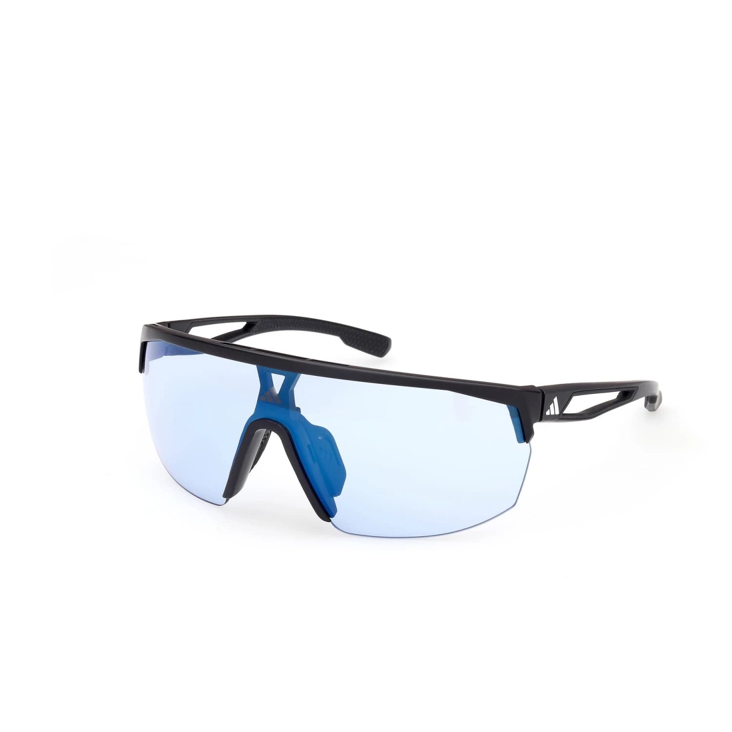 Очила за колоездене Adidas eyewear SP0099 Mirror Photochromic 1-3 Cycling glasses - Matte Black / Blue Mirror