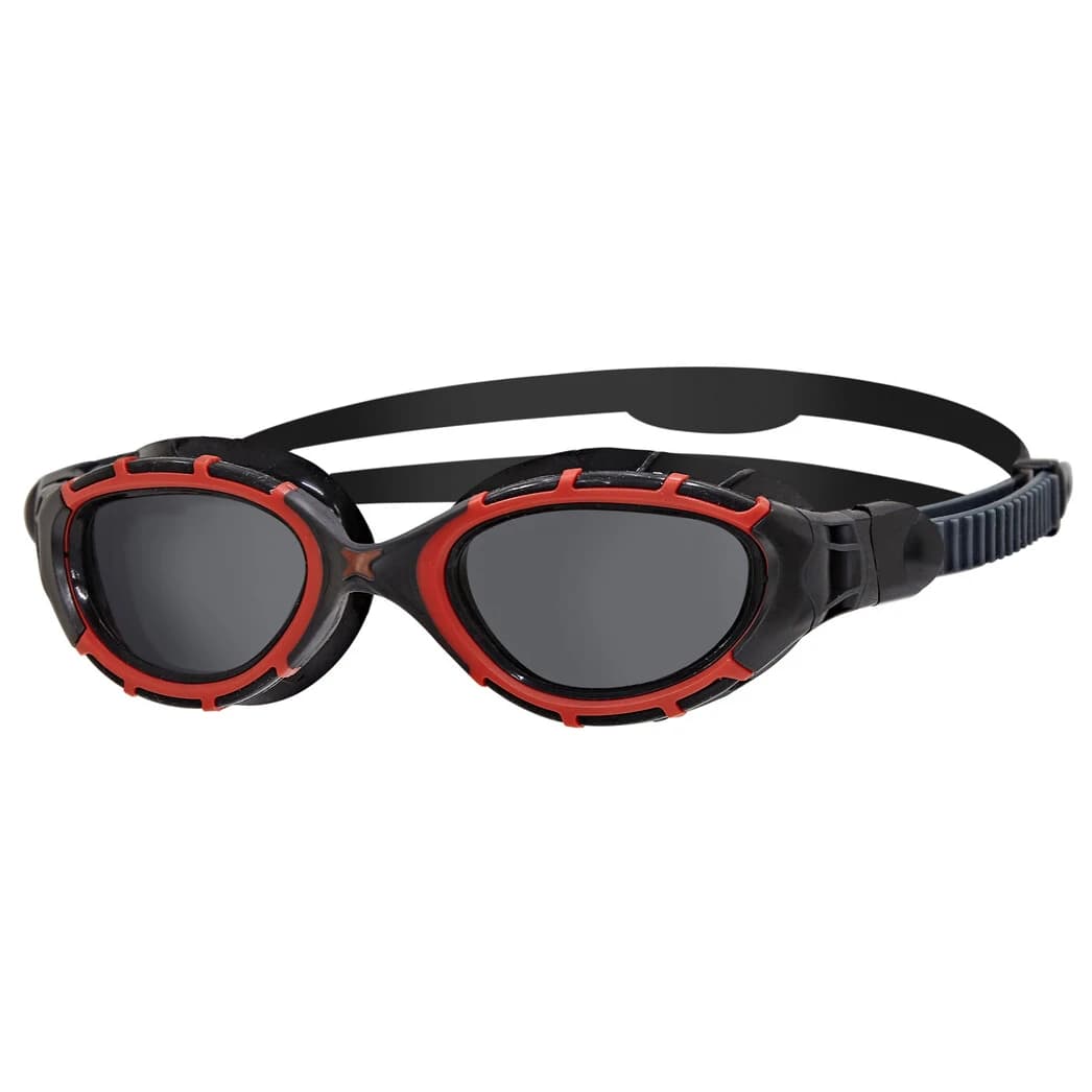 Плувни очила Zoggs Predator Flex Polarised Swimming goggles - Black / Red
