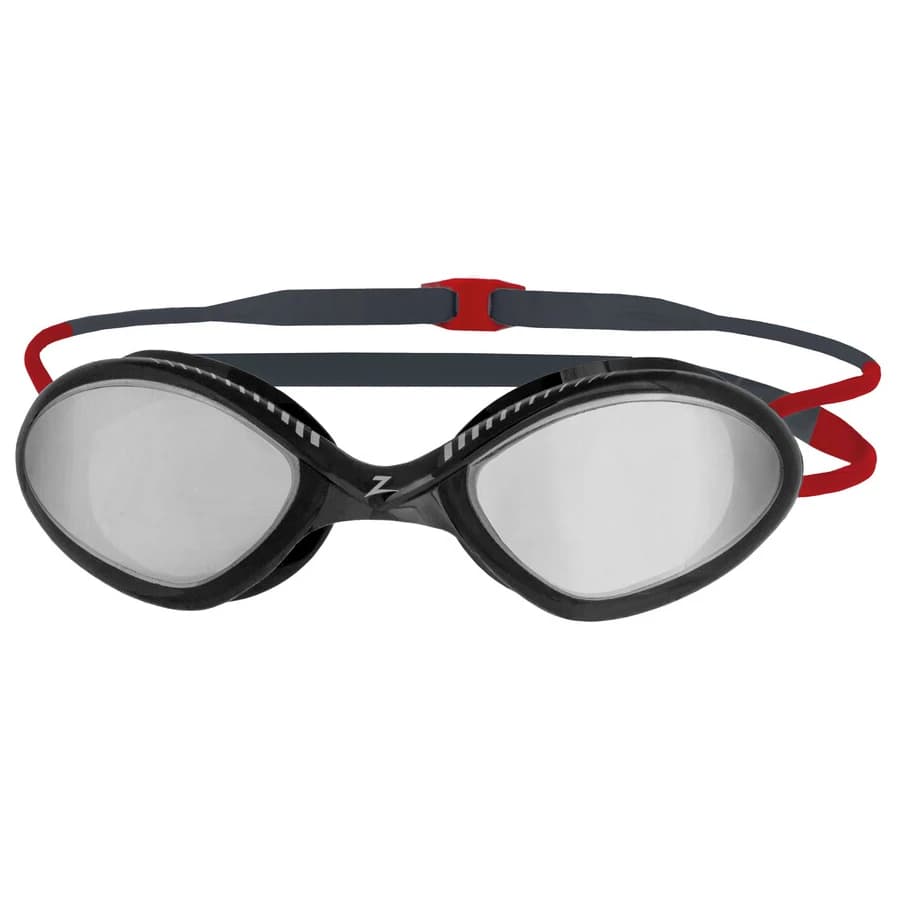 Плувни очила Zoggs Tiger Titanium Swimming goggles - Grey / Red