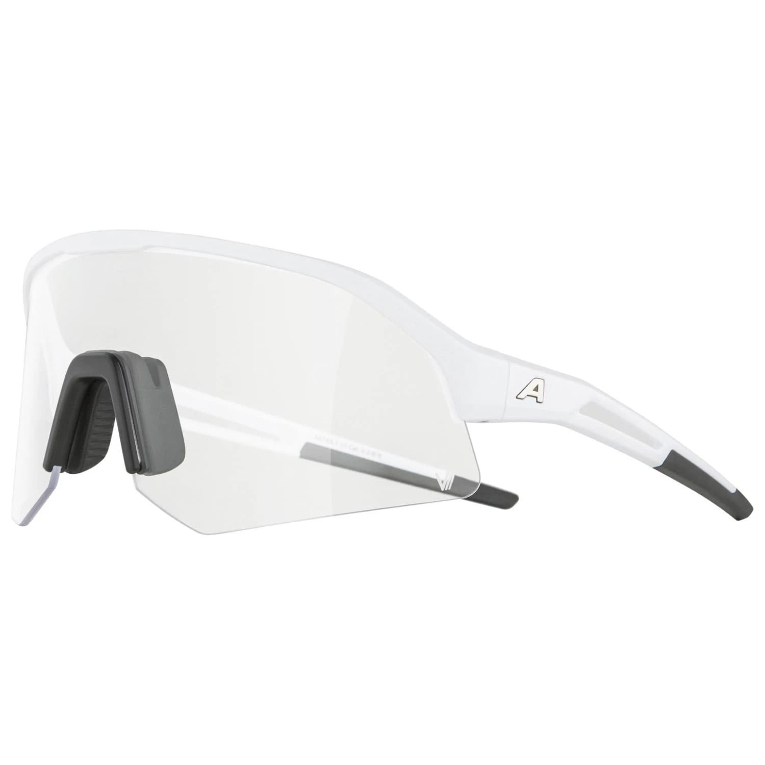 Очила за колоездене Alpina Sonic HR V Photochromic S1-3 Cycling glasses - White Matt / V Clear to Black