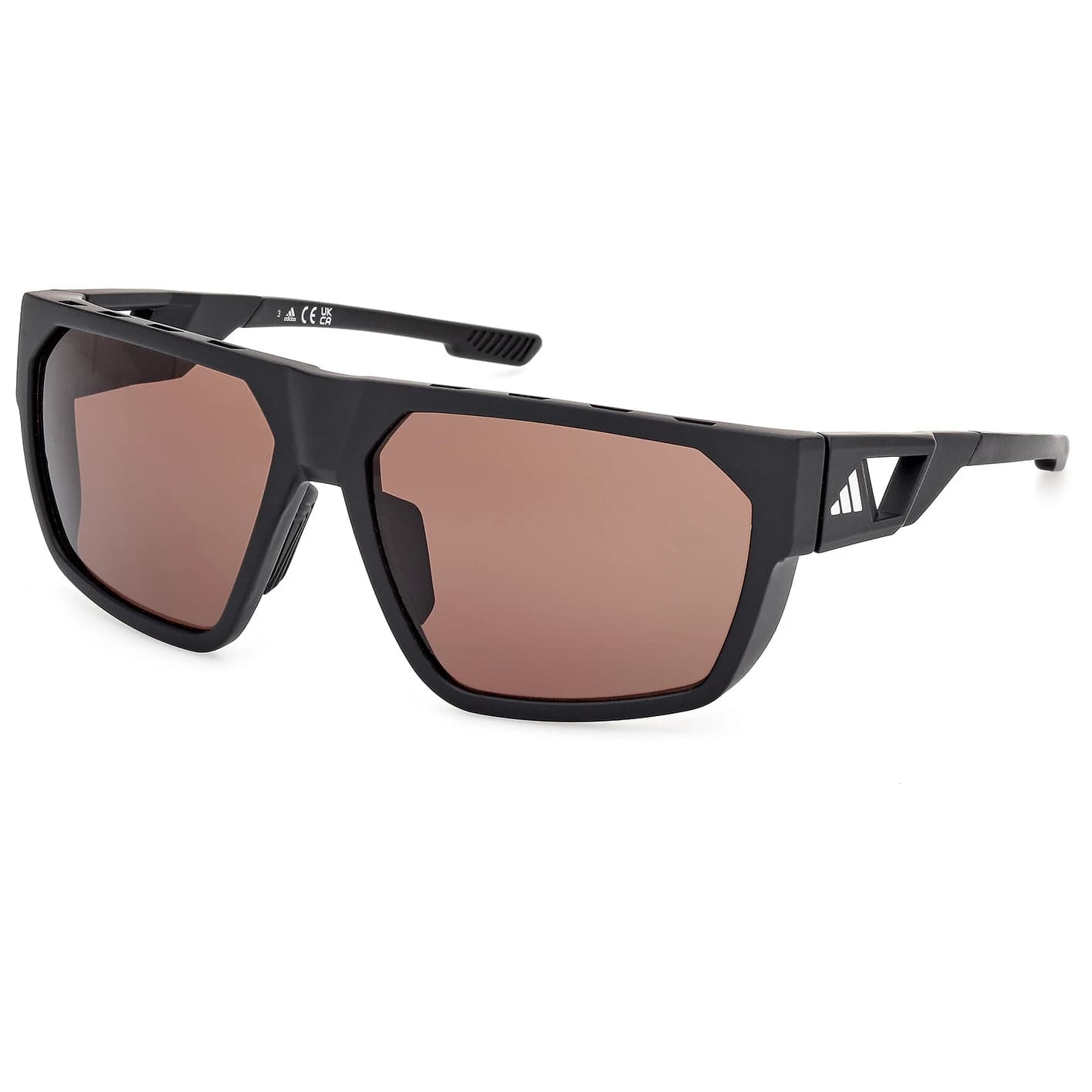 Мъжки очила за колоездене Adidas eyewear SP0097 Cat: 3 Cycling glasses - Matte Black / Brown