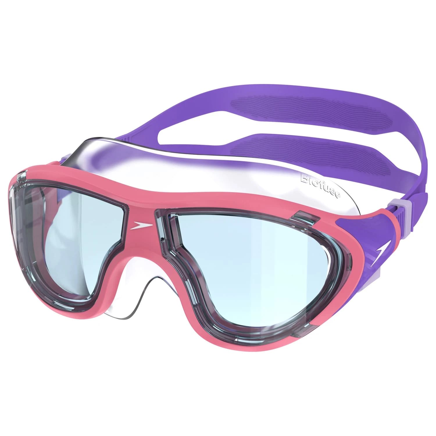 Детски плувни очила Speedo Kid's Junior Biofuse 2.0 Mask Swimming goggles - Pink Lemonade / Steel