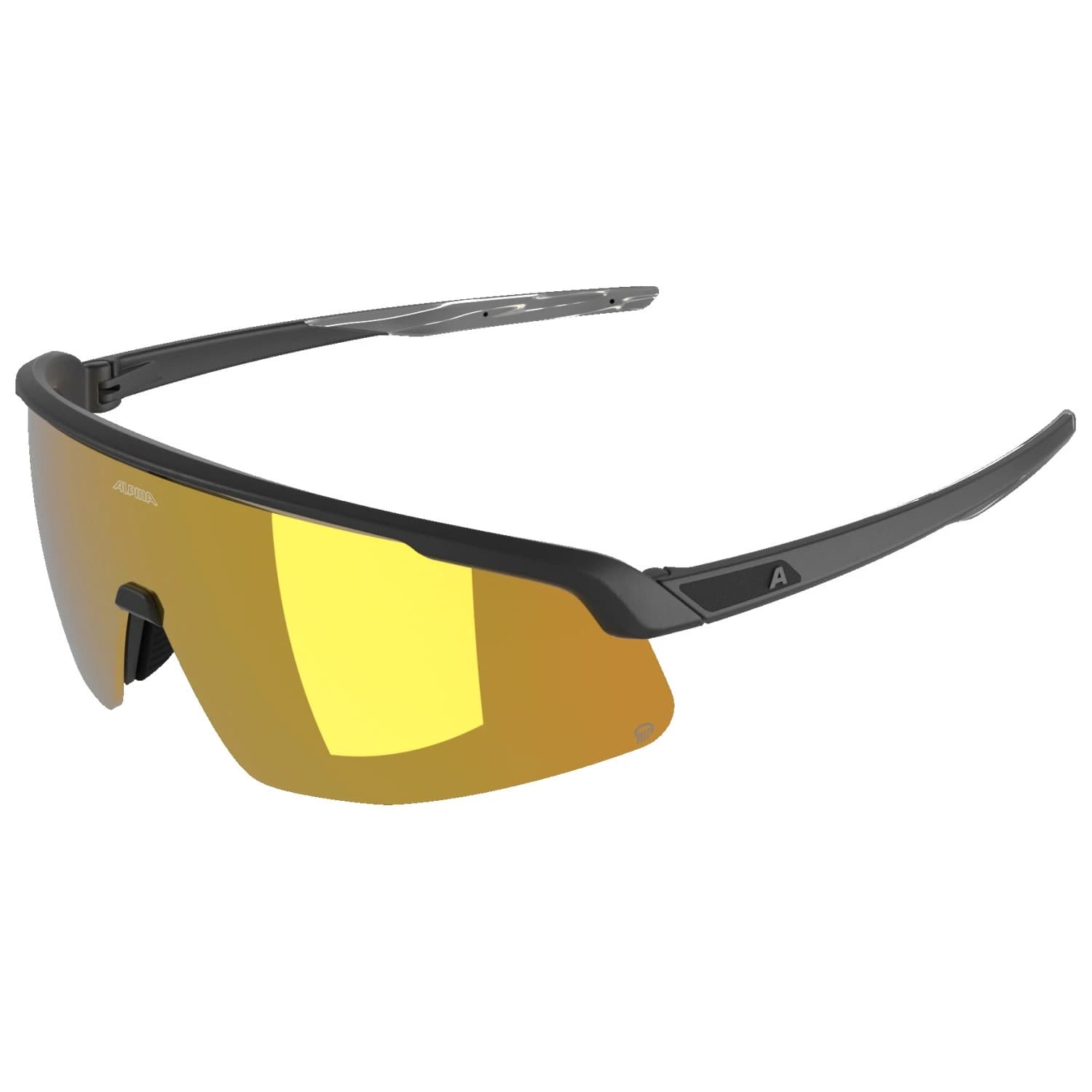 Очила за колоездене Alpina Turbo Pro Q S3 (VLT 13%) Cycling glasses - Black Matt / Gold