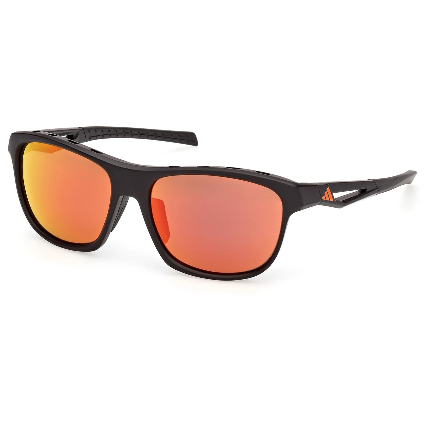 Мъжки очила за колоездене Adidas eyewear SP0118 Mirror S3 (VLT 16%) Cycling glasses - Matte Black / Roviex Mirror