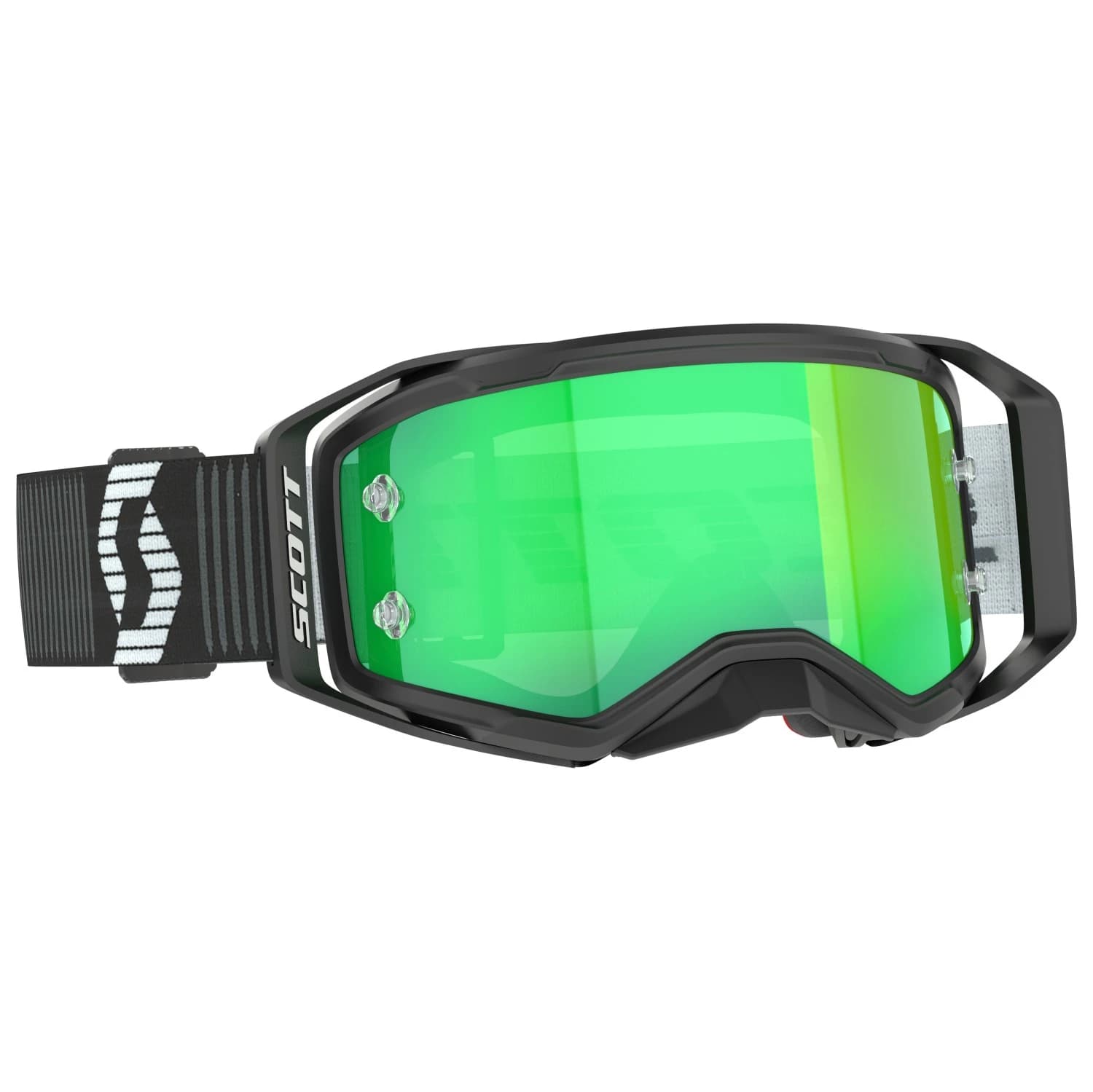 Маска Scott Prospect 2.0 S2 Goggles - Black / White / Glas: Green Chrome