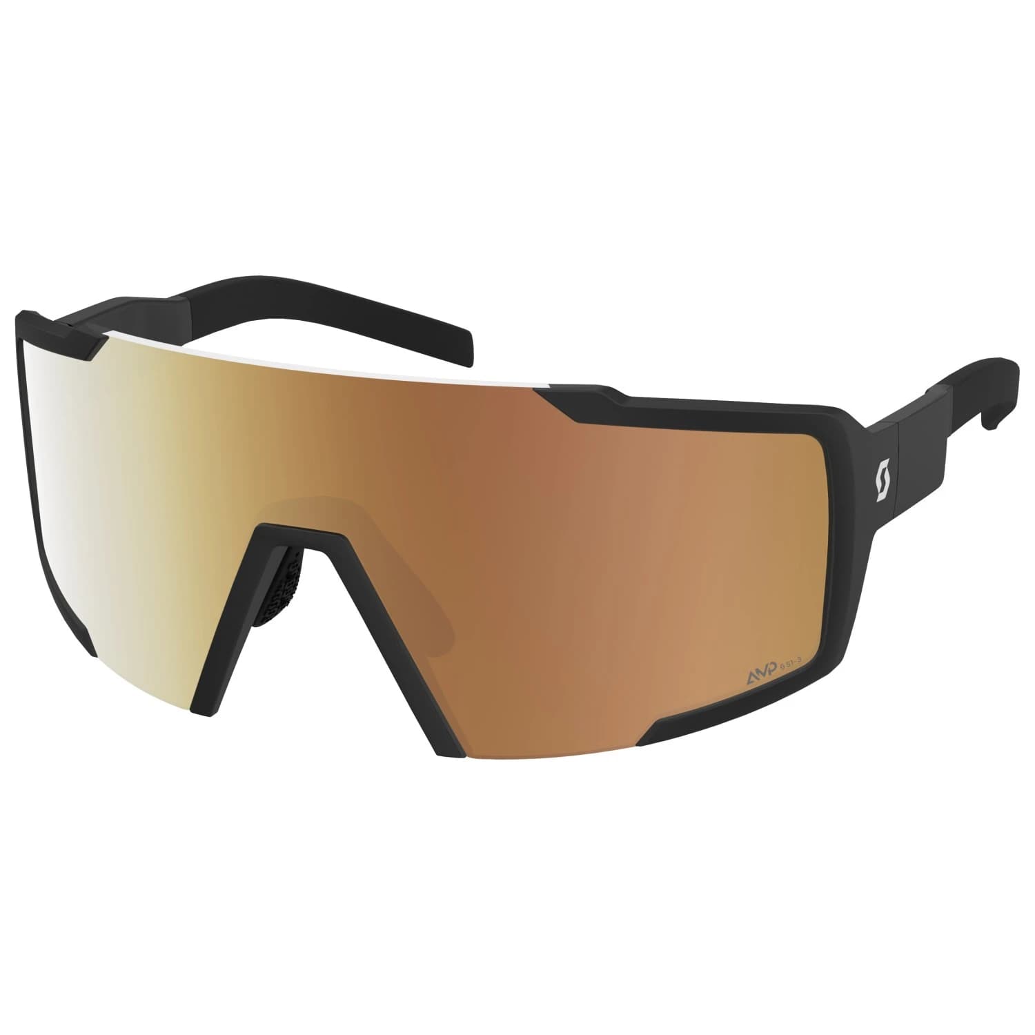 Очила за колоездене Scott Sunglasses Shield Light Sensitive S1-3 Cycling glasses - Black / Glas: AMP Gold Chrome