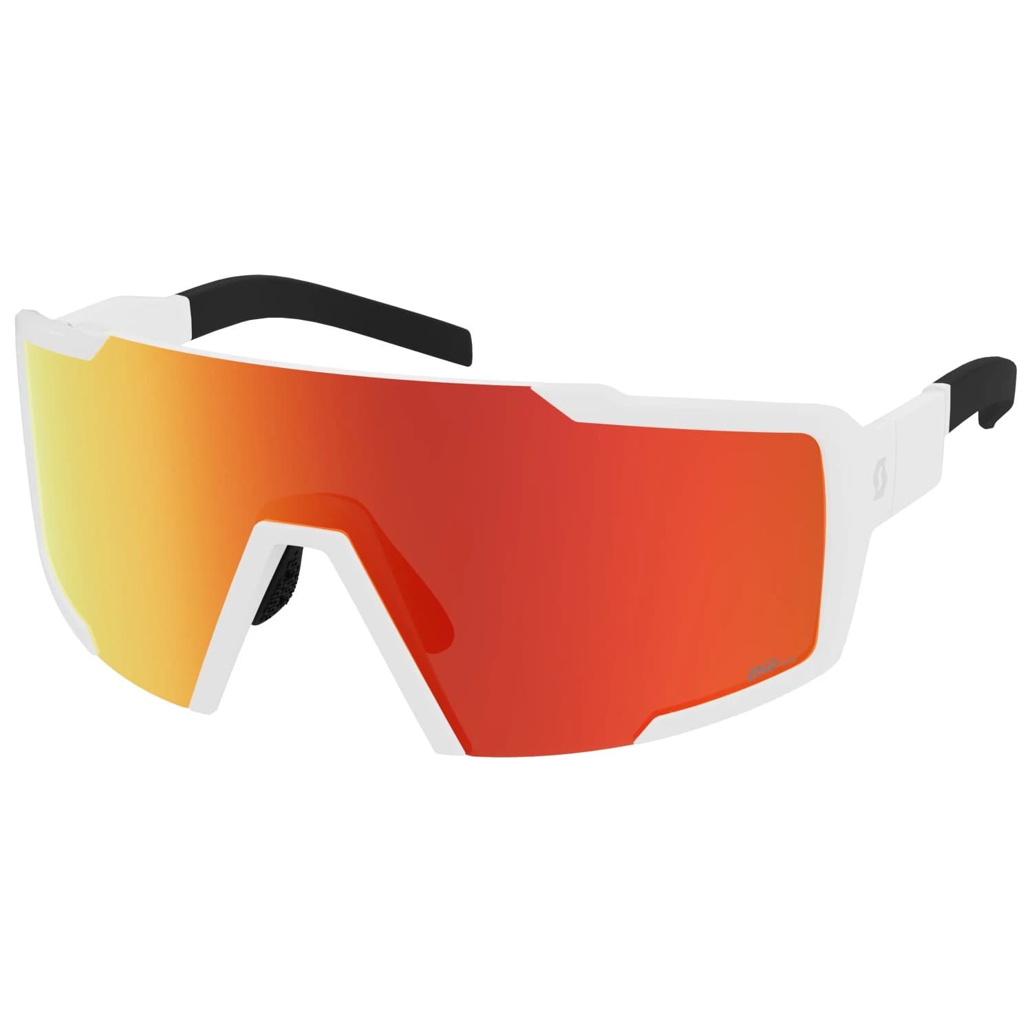 Очила за колоездене Scott Sunglasses Shield S3 Cycling glasses - White Matt / Glas: AMP Red Chrome