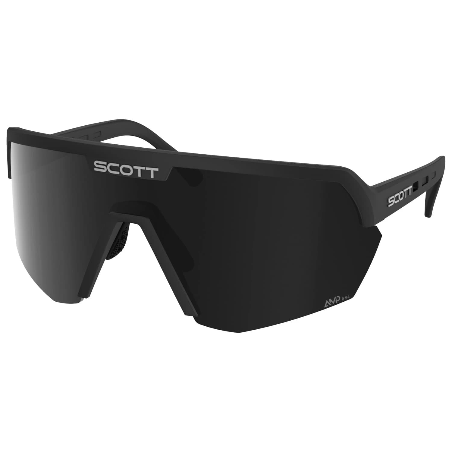 Очила за колоездене Scott Sunglasses Sport Shield S4 Cycling glasses - Black / Glas: AMP Extreme Black Chrome