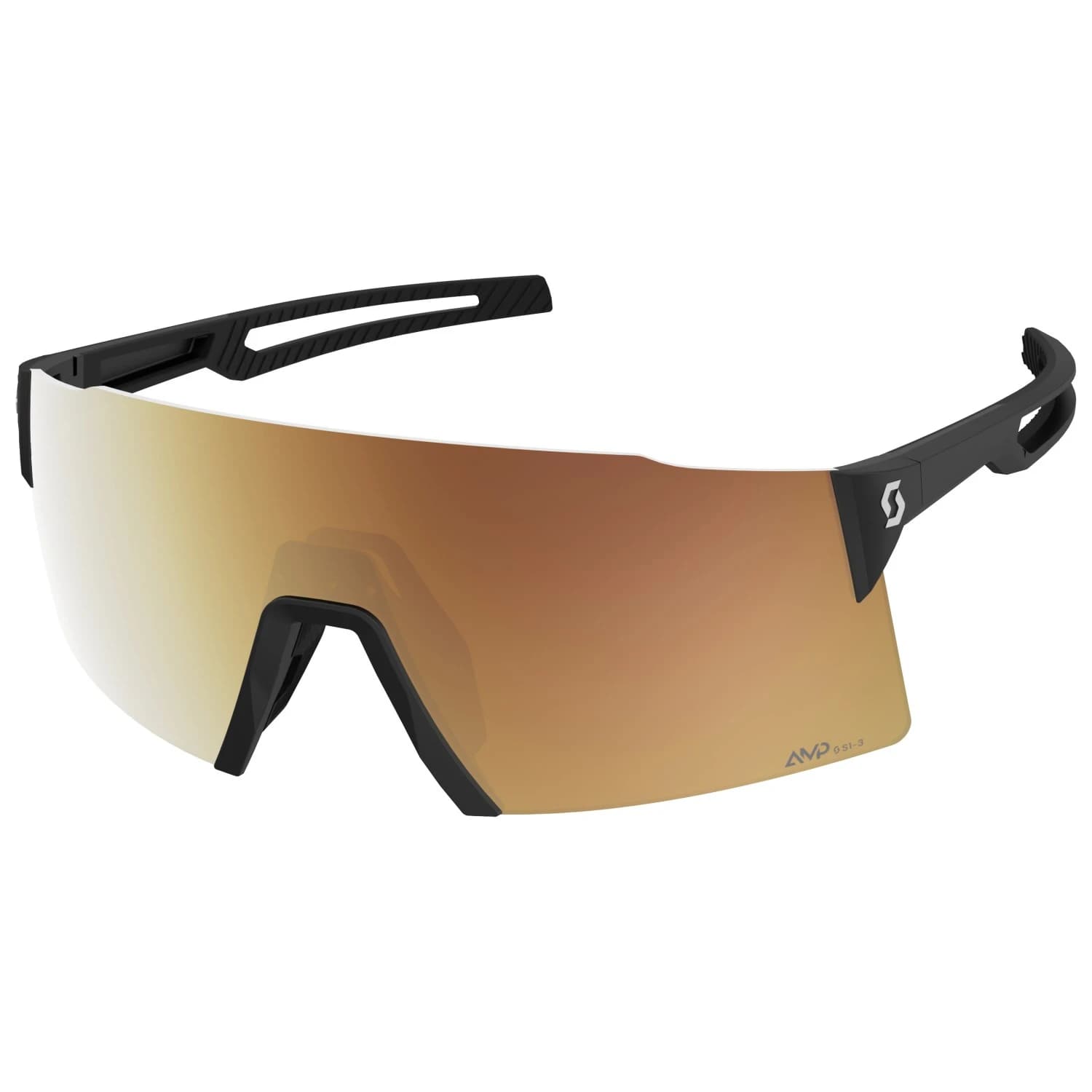 Очила за колоездене Scott Sunglasses Stride Compact Light Sensitive S1-3 Cycling glasses - Black / Glas: AMP Gold Chrome