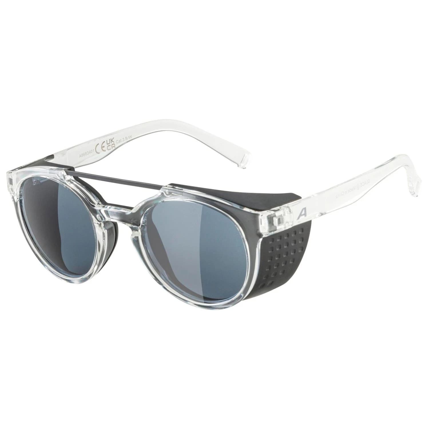 Алпийски очила Alpina Glace S3 Glacier glasses - Transparent Gloss / Black