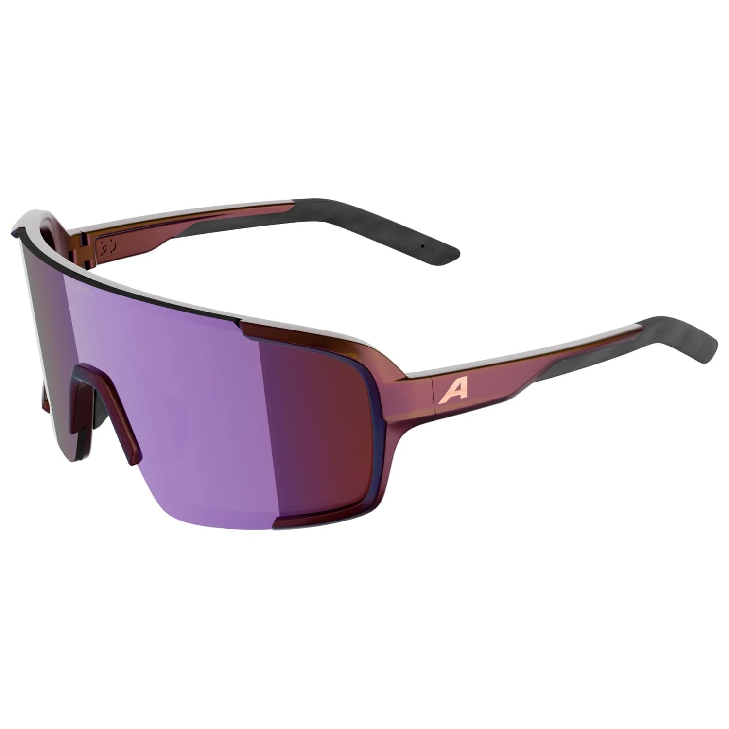 Слънчеви очила Alpina Lumin Mirror S2 Sunglasses - Black / Purple Metallic Matt / Pink Mirror