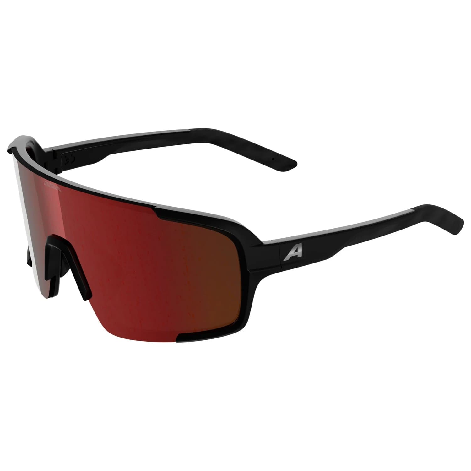 Слънчеви очила Alpina Lumin Mirror S3 Sunglasses - Black Matt / Red Mirror