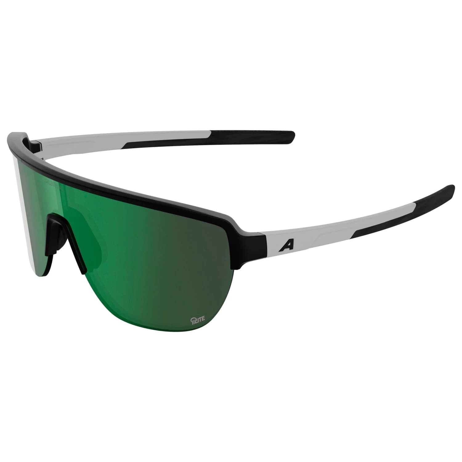 Слънчеви очила Alpina Ram 2.0 Q-Lite Mirror S2 Sunglasses - Black / White Matt / Q-Lite Green Mirror
