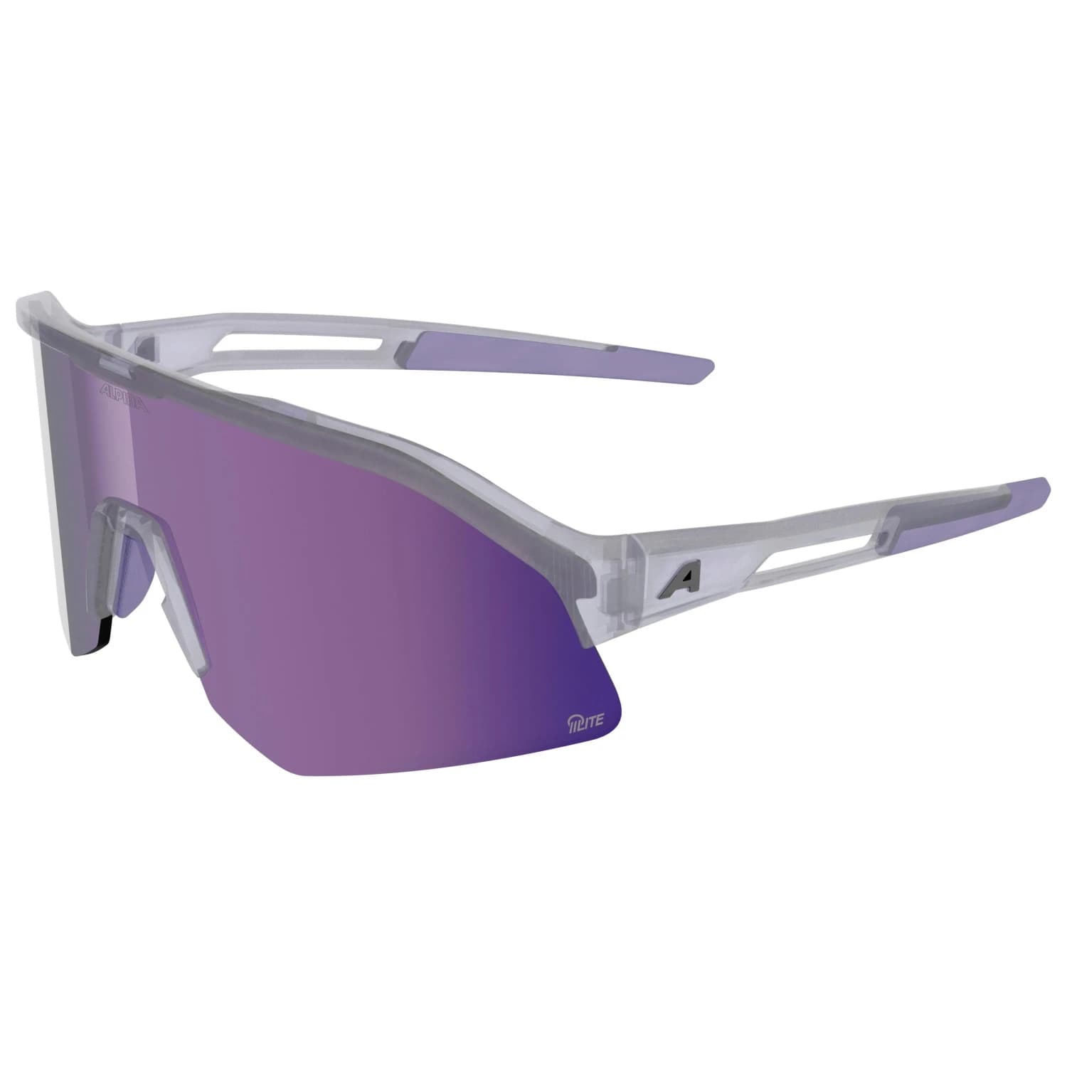 Очила за колоездене Alpina Sonic HR M Q-Lite Mirror S3 Cycling glasses - Lilac / Transparent Gloss / Q-Lite Lilac Mirror