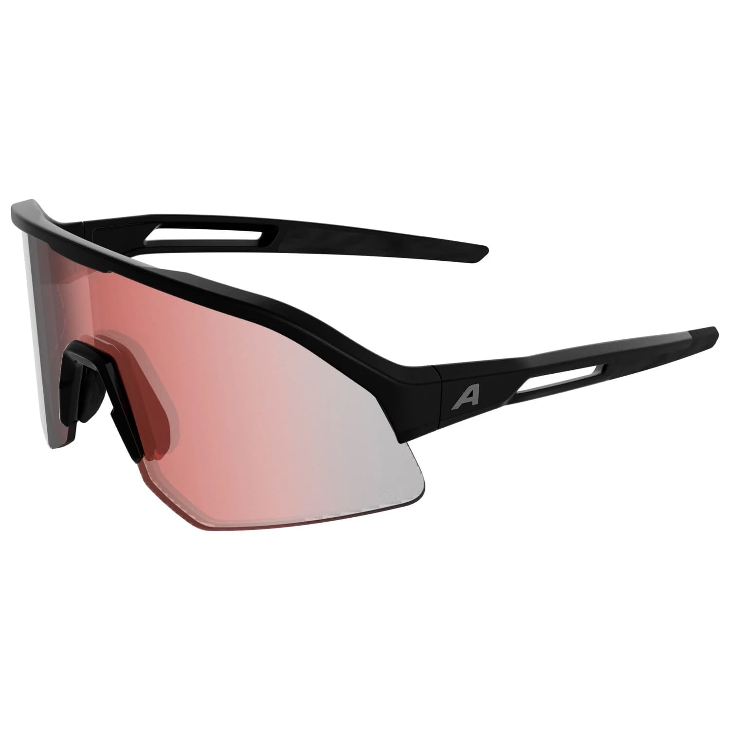 Очила за колоездене Alpina Sonic HR M QV Mirror Photochromic S1-3 Cycling glasses - Black Matt / QV Rainbow Mirror