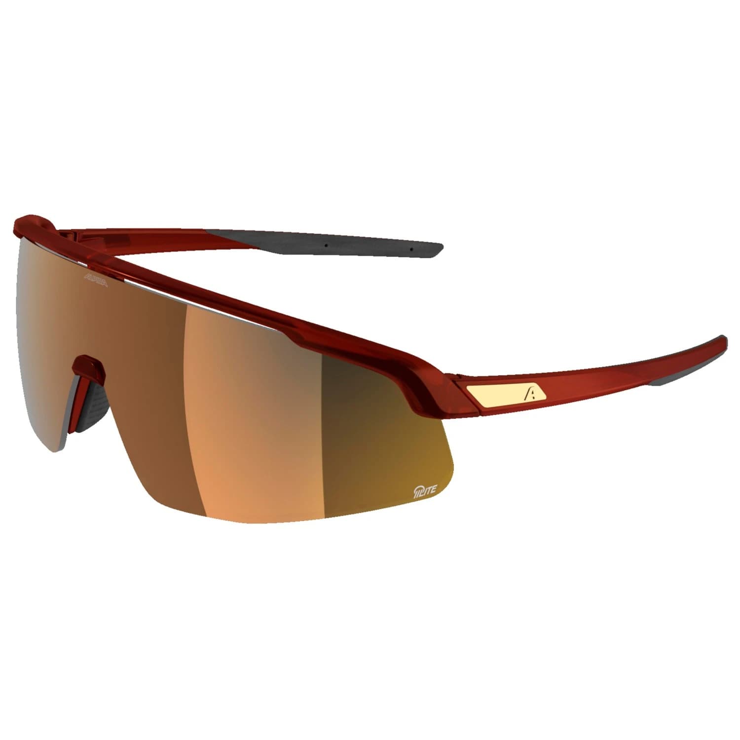 Очила за колоездене Alpina Turbo Pro S Q-Lite S3 Cycling glasses - Red / Translucent Matt / Q-Lite Gold