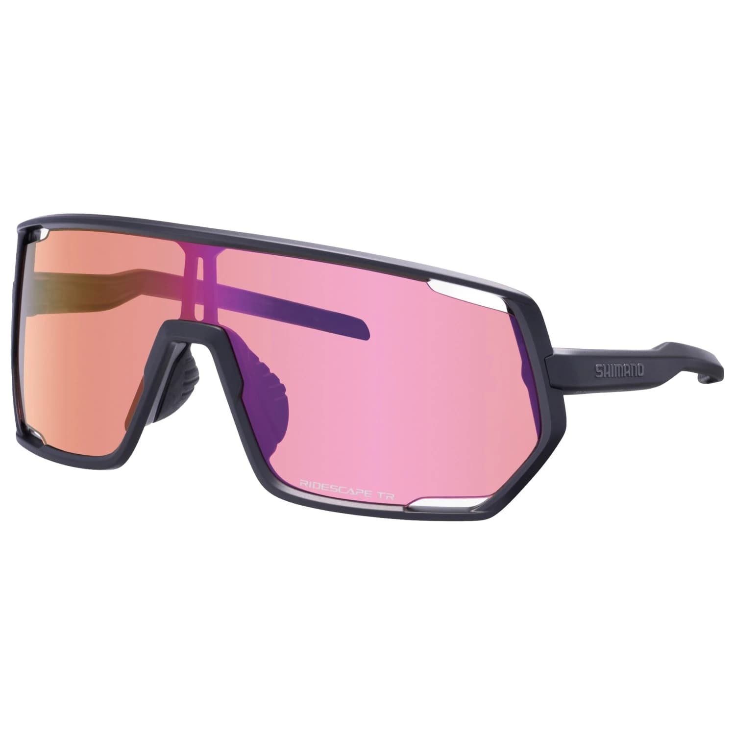 Очила за колоездене Shimano Technium Trail S2 Cycling glasses - Matte Black / Purple