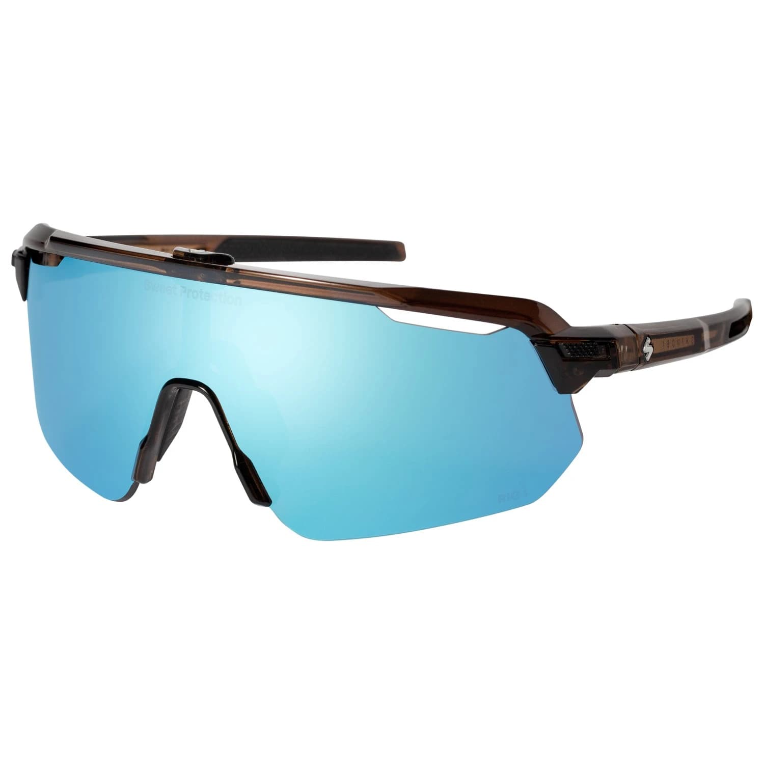 Мъжки очила за колоездене Sweet protection Shinobi Rig Reflect S3 Cycling glasses - Gloss Crystal Brown / RIG Aquamarine