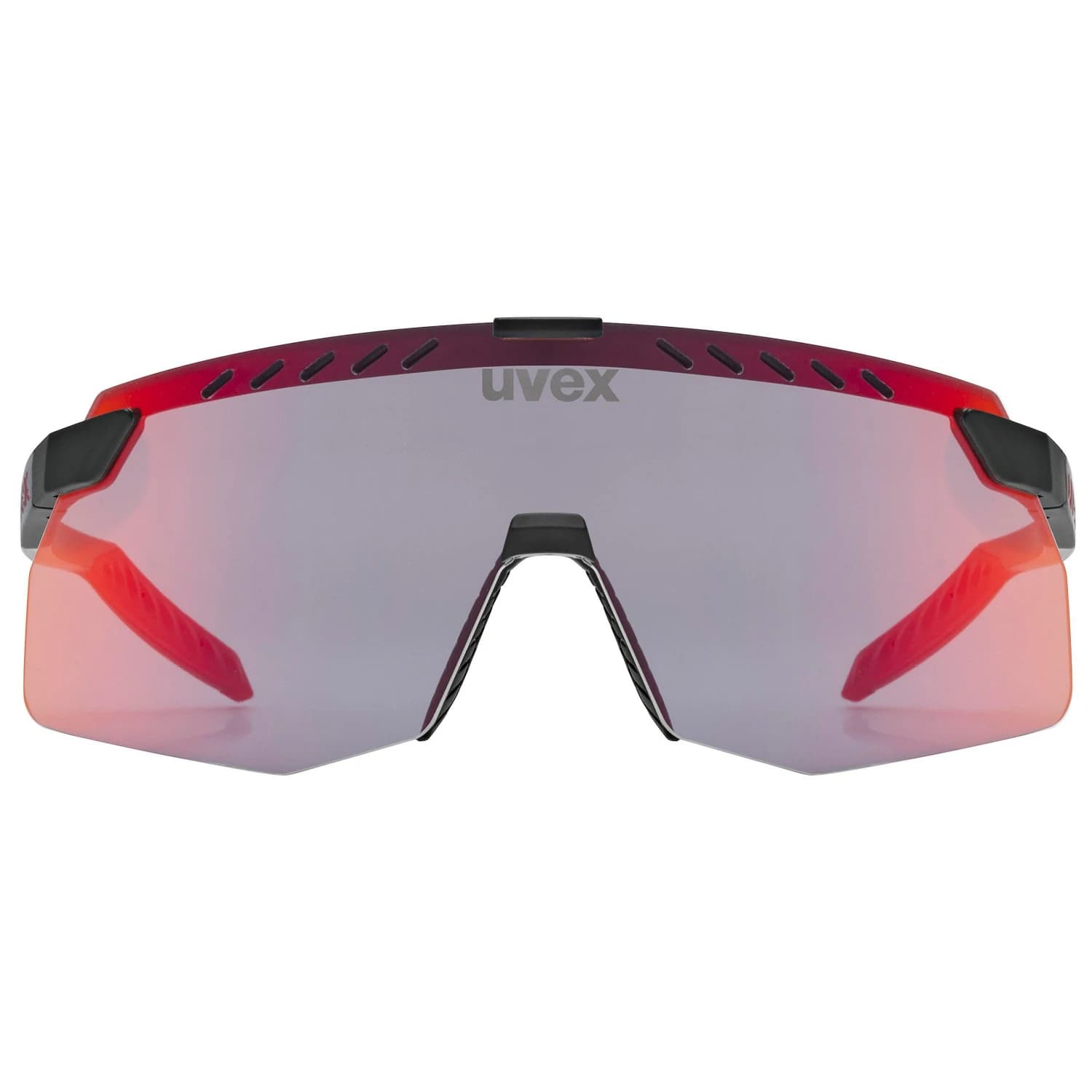 Очила за колоездене Uvex Pace Stage Supravision Small Cat. 2 Cycling glasses - Black Matt / Red Mirror