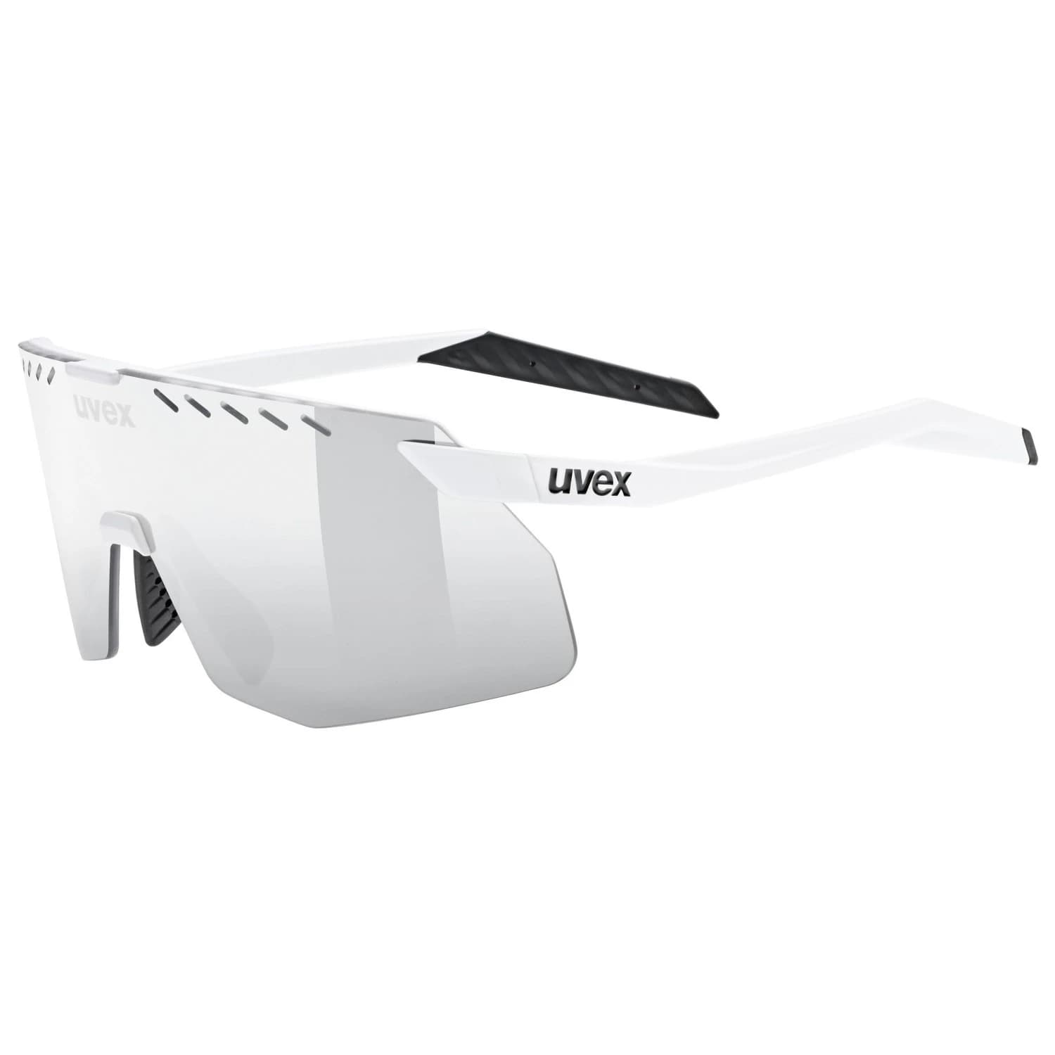 Очила за колоездене Uvex Pace Stage Supravision Small Cat. 3 Cycling glasses - White Matt / Mirror Silver