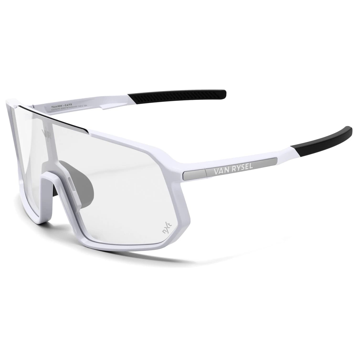 Очила за колоездене Van rysel Taaien Photochromic S1-3 Cycling glasses - White / NXT Light Silver