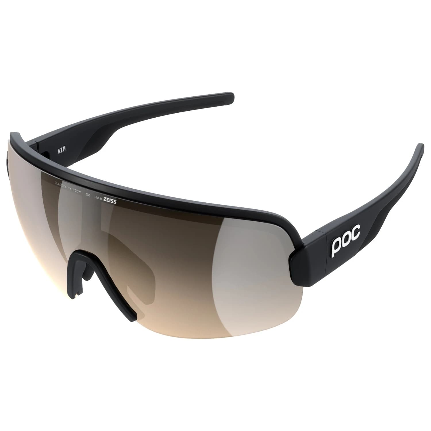Очила за колоездене Poc Aim S2 Cycling glasses - Uranium Black / Clarity Trail/Partly Sun Silver