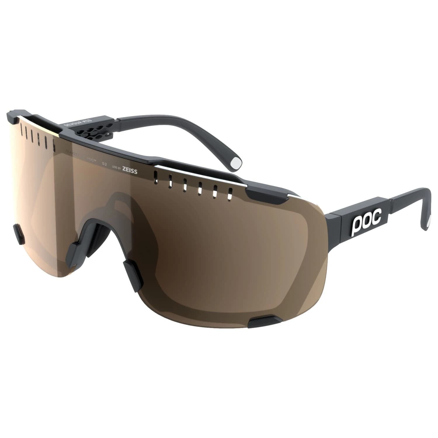 Очила за колоездене Poc Devour Mid + S2 Cycling glasses - Uranium Black / Clarity Trail/Partly Sun Silver