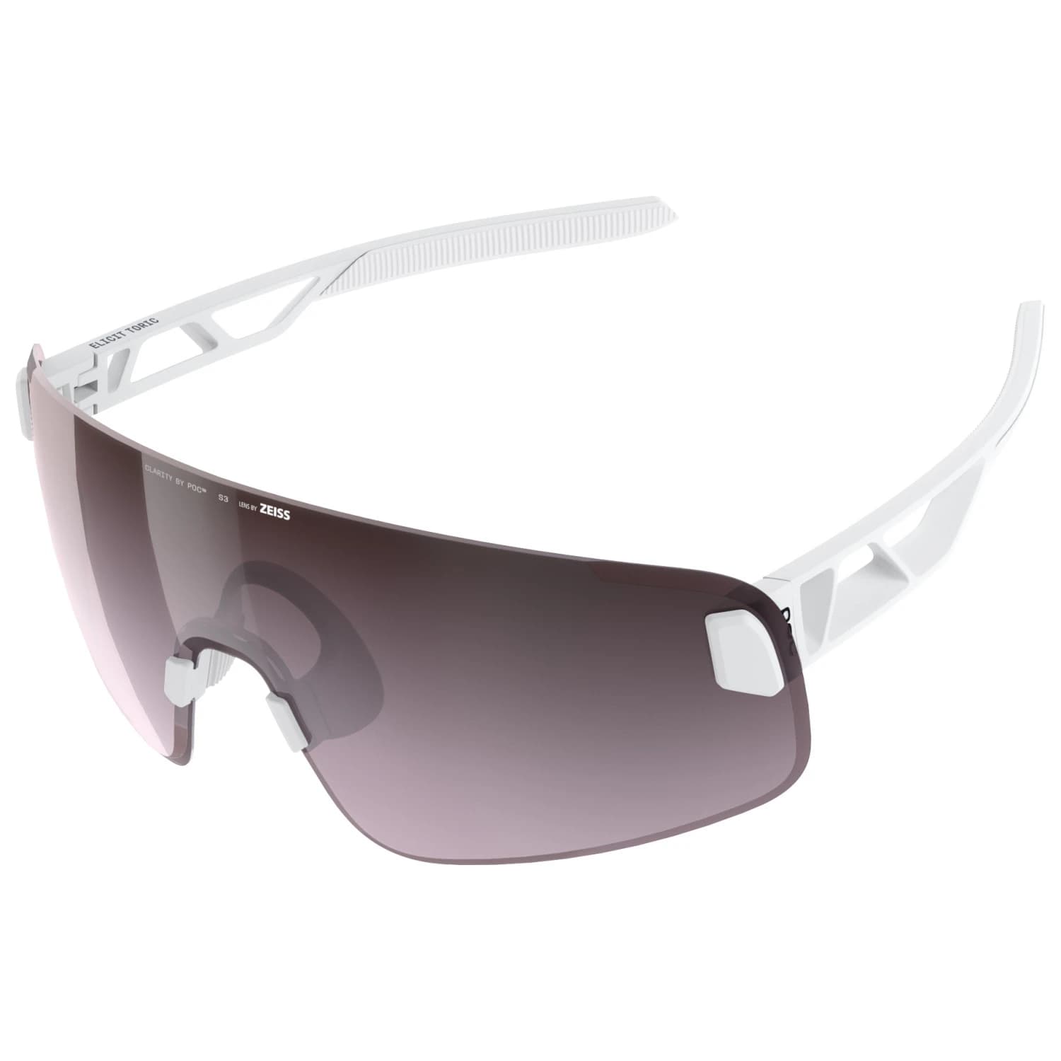 Очила за колоездене Poc Elicit Toric S2 Cycling glasses - Hydrogen White / Clarity Trail /Partly Sun Silver