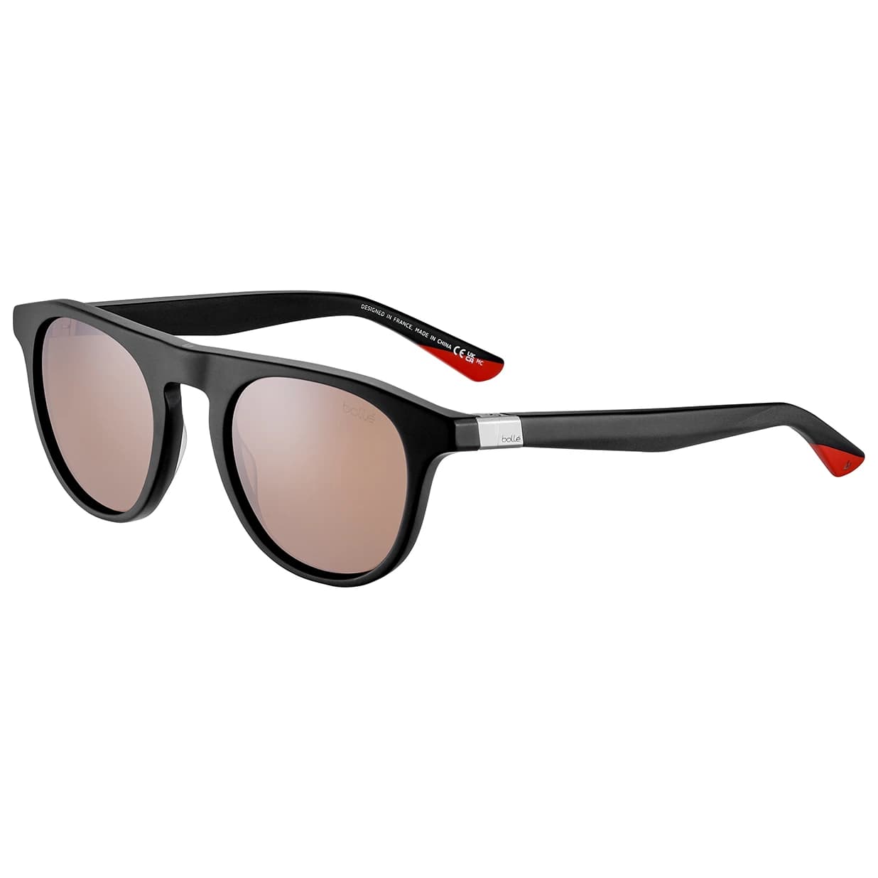 Слънчеви очила Bollé Nerox 8 Polarized S3 Sunglasses - Matte Black Red / Brown Polarized