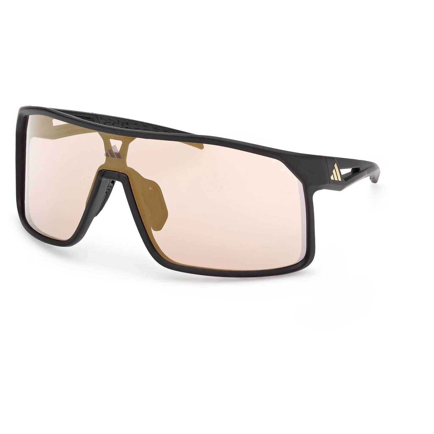 Мъжки очила Adidas eyewear Alkator Mirror S3 Running glasses - Matte Black / Amber Gold