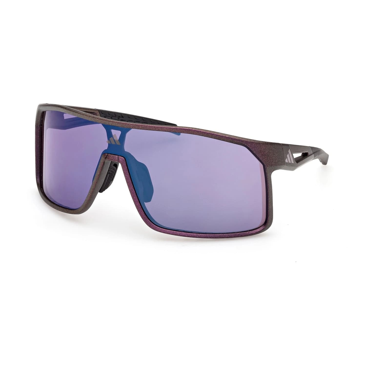 Мъжки очила Adidas eyewear Alkator Mirror S3 Running glasses - Matte Violet / Violet Mirror