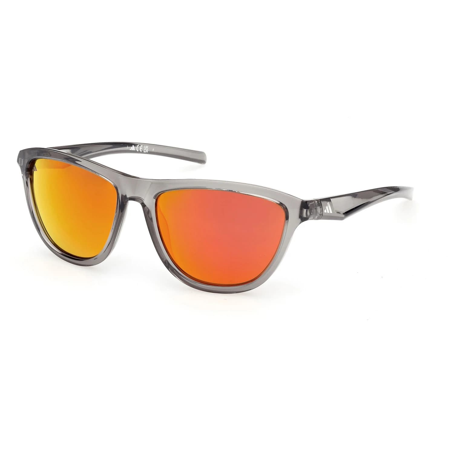 Мъжки очила за колоездене Adidas eyewear ES0001 S3 Cycling glasses - Grey / Red Mirror